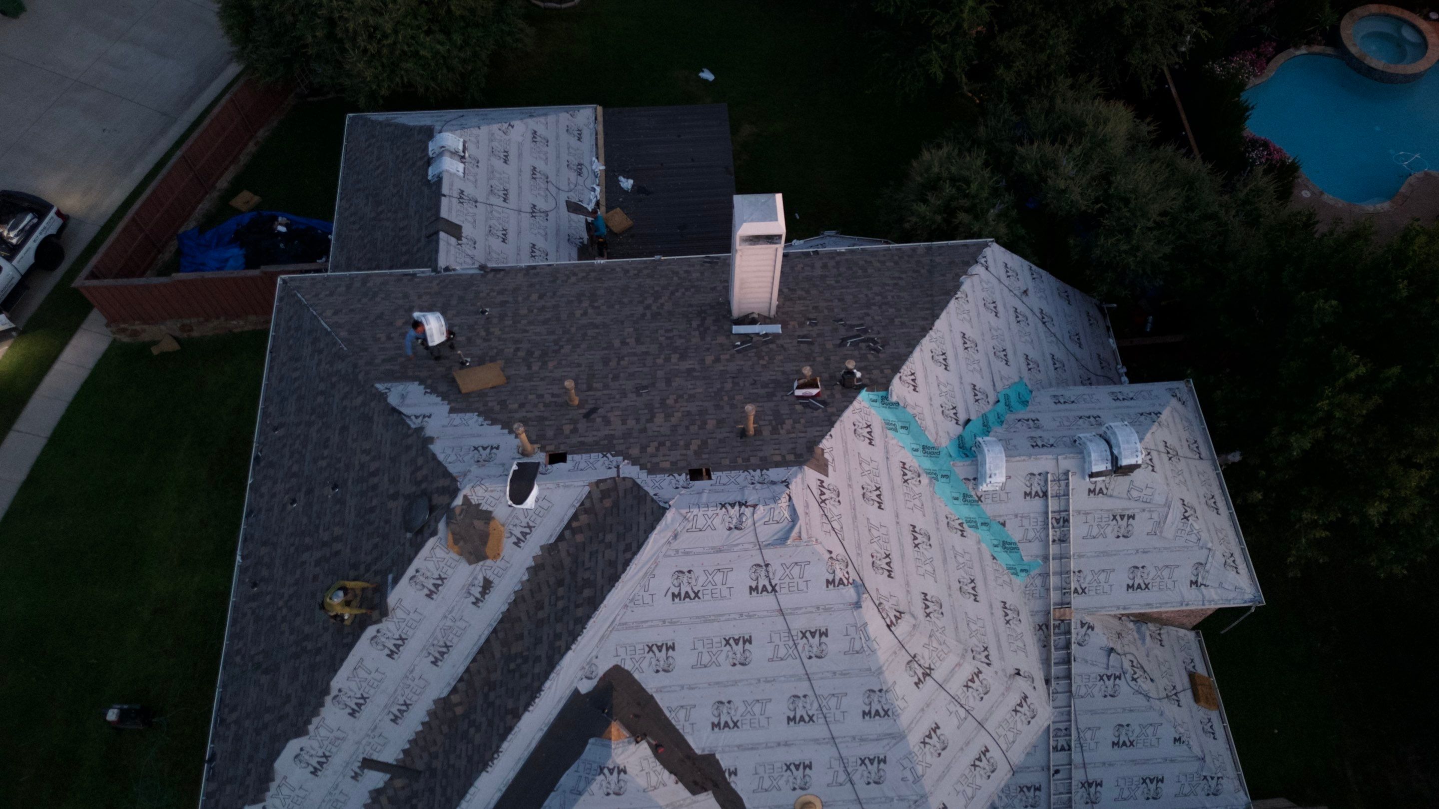 Residential Roofing Installation using IKO Nordic Class 4 by Becker Roofing and Exteriors