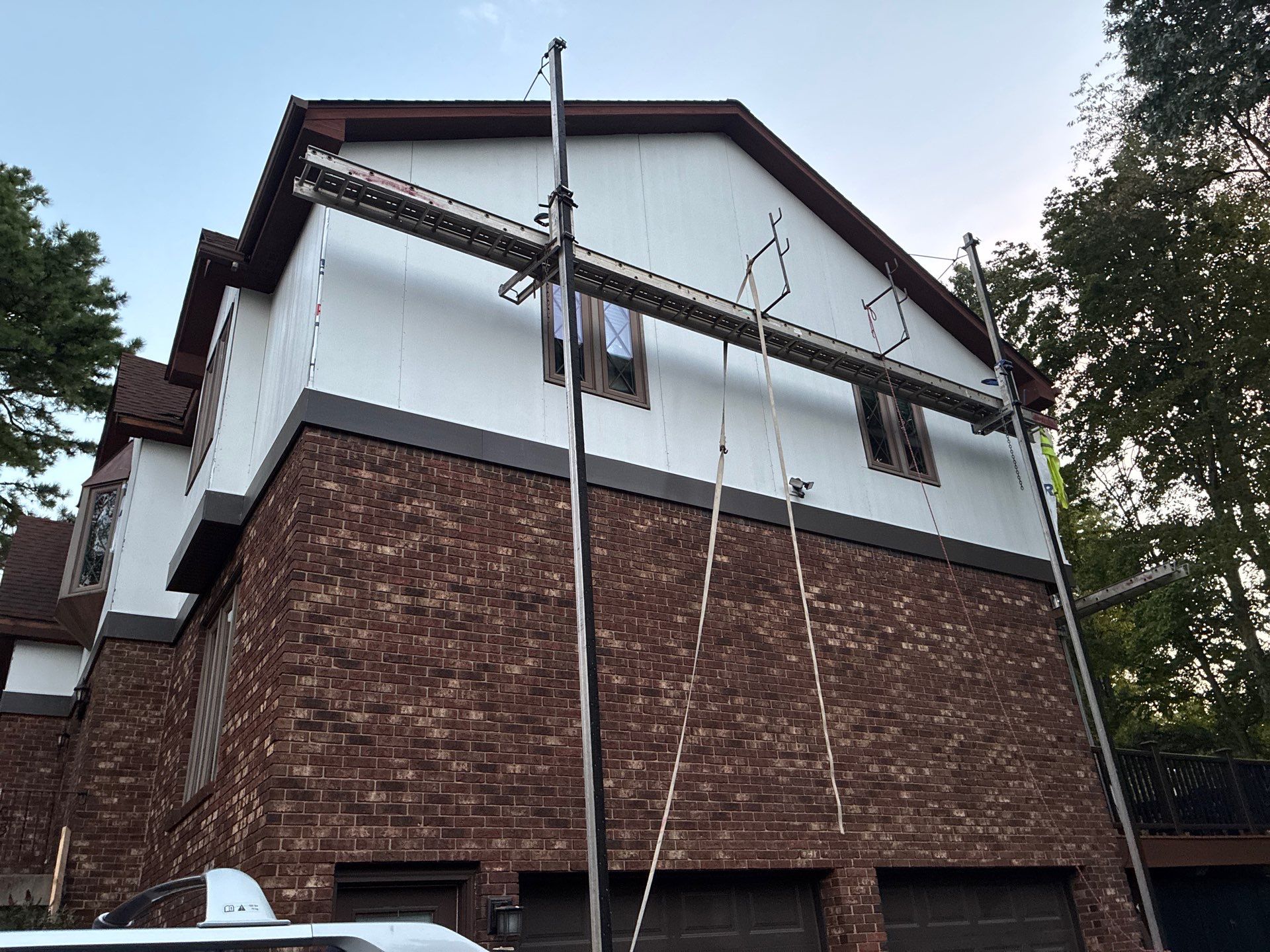 James Hardie Tudor Home Renovation by Ideal Siding Pittsburgh