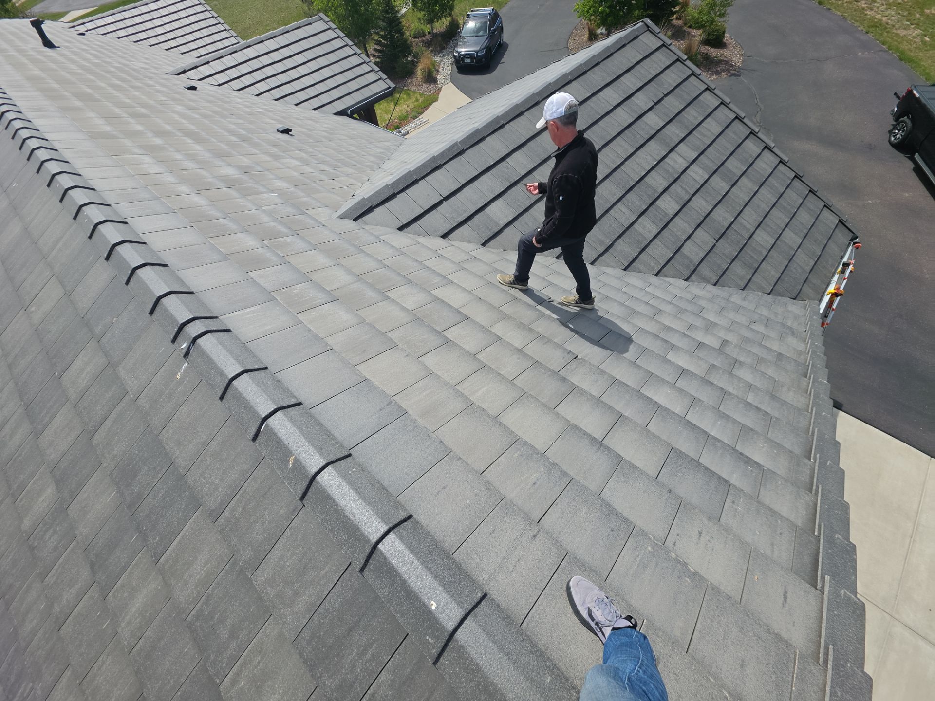 Concrete Tile Roof Ventilation and Maintenance in Colorado Springs by CO Roofing & Solar