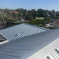 24ga 1.5" Mechanical Seam Mill Finish by Total Roofing System The Metal Roof Experts