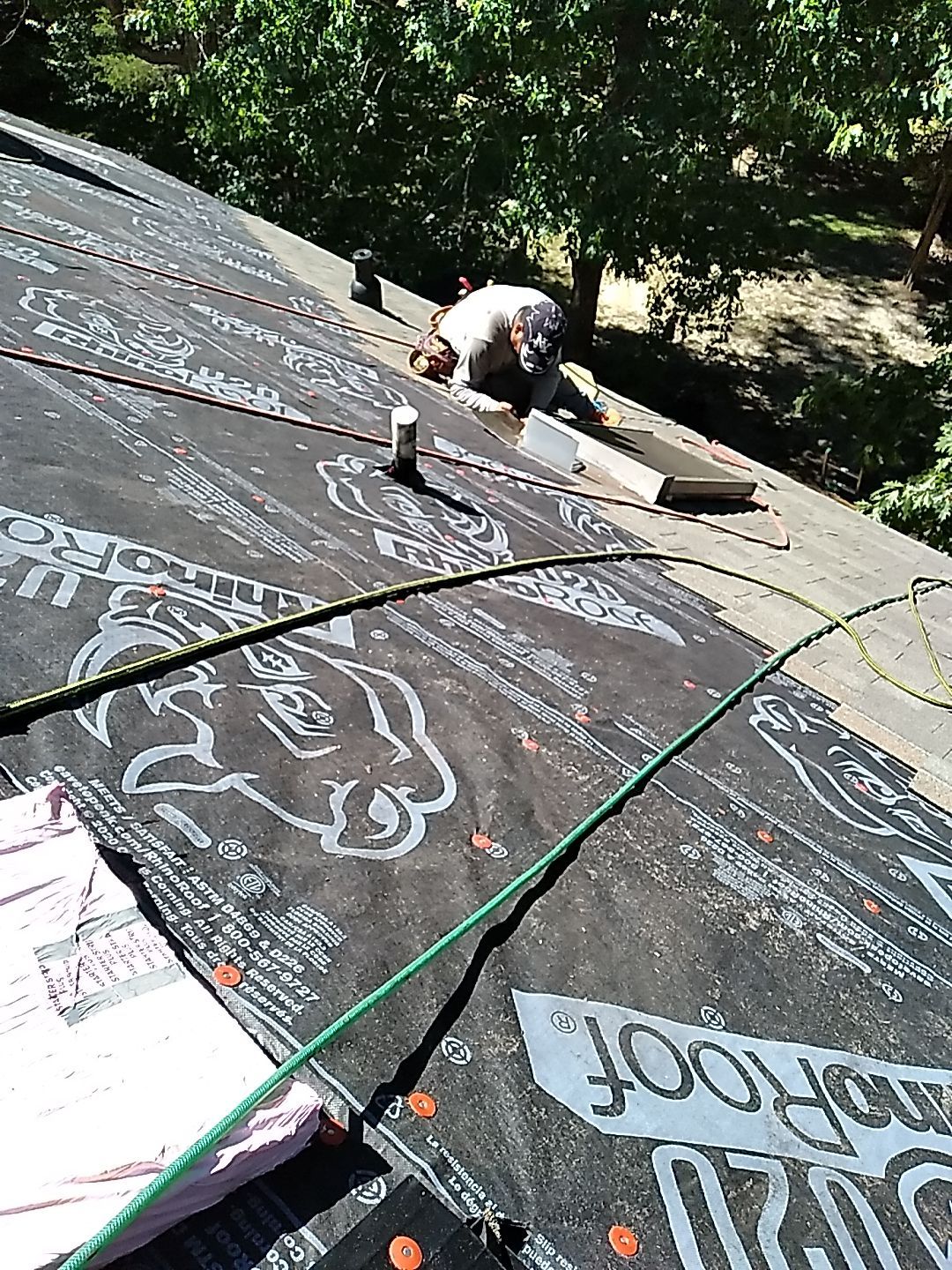 Residential Roofing Installation using Ashphalt Shingles by Indigo State Roofing