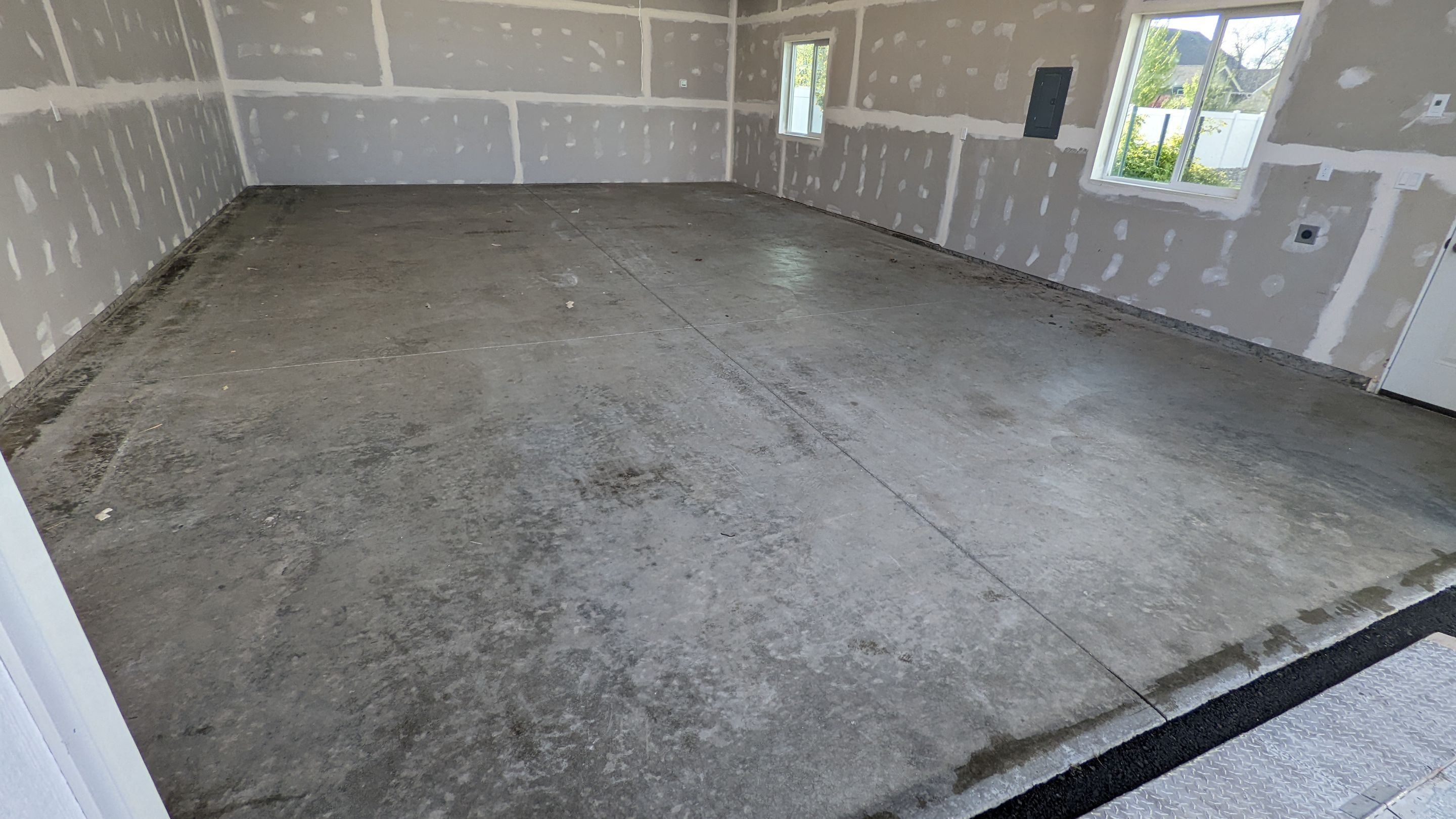 Garage Transformation using Domino by Croc Coatings, LLC