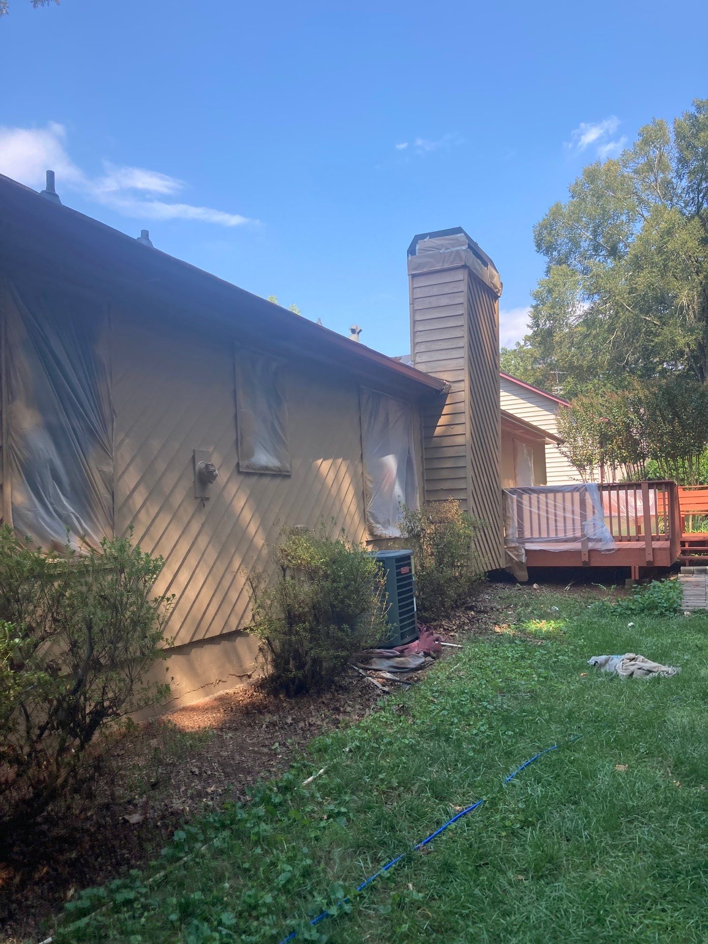 Exterior Painting and Deck Stain in Stone Mountain, GA by Nelson Exteriors