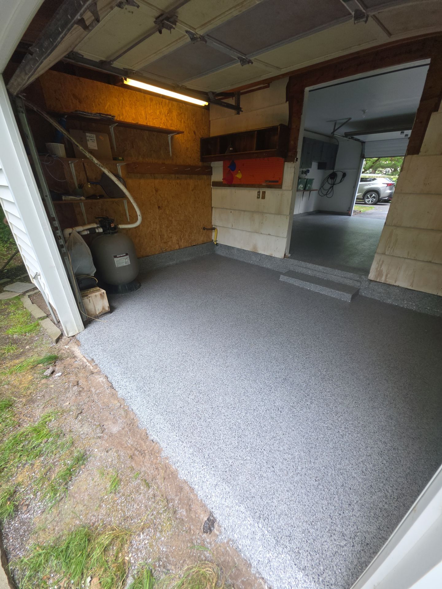 Earth Effects Silver Spirits Garage Coating by NG Masonry & Construction LLC