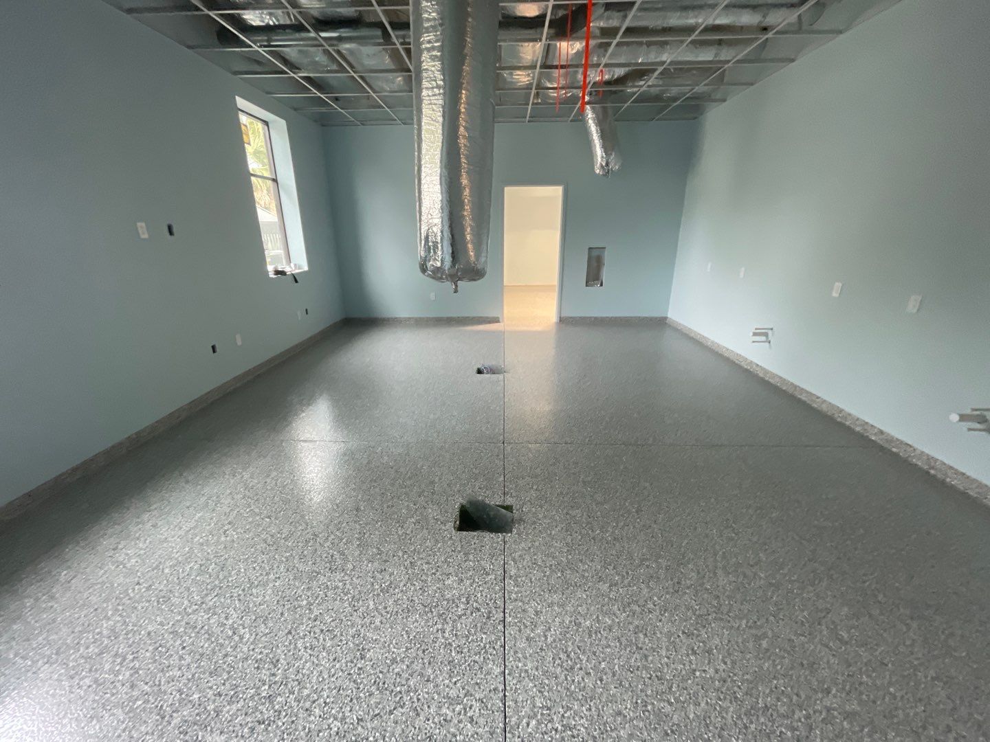 Hawthorne Library-Maker Space in Slatestone by Cross Creek Concrete Coatings