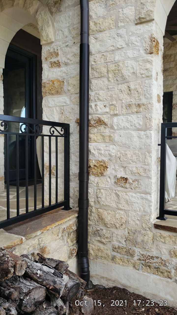 Cliffside installation for primary water source. by Hill Country Rain Water