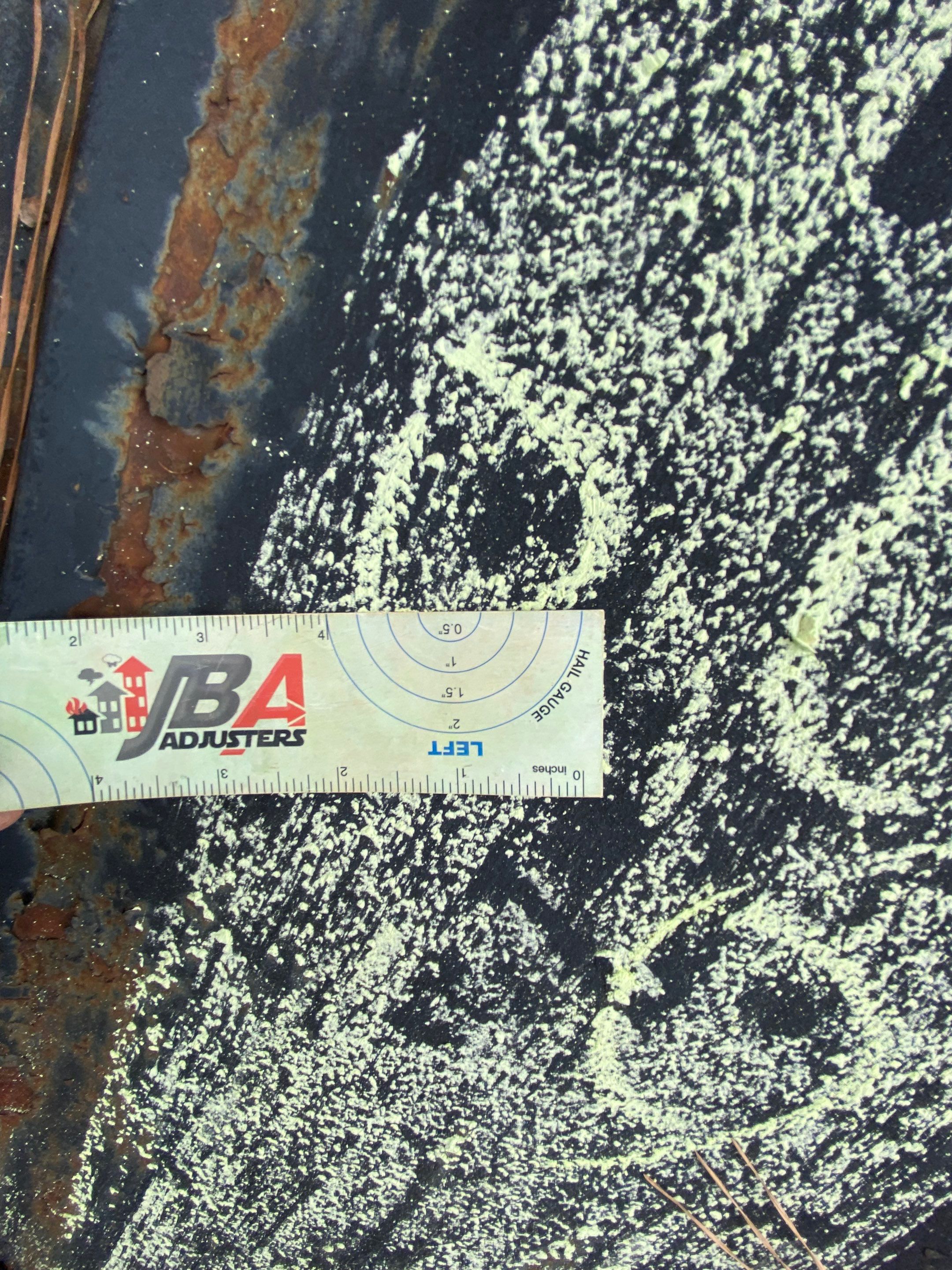 Metal Roof replaced, damaged by Hail by Just Brilliant Restoration JBR