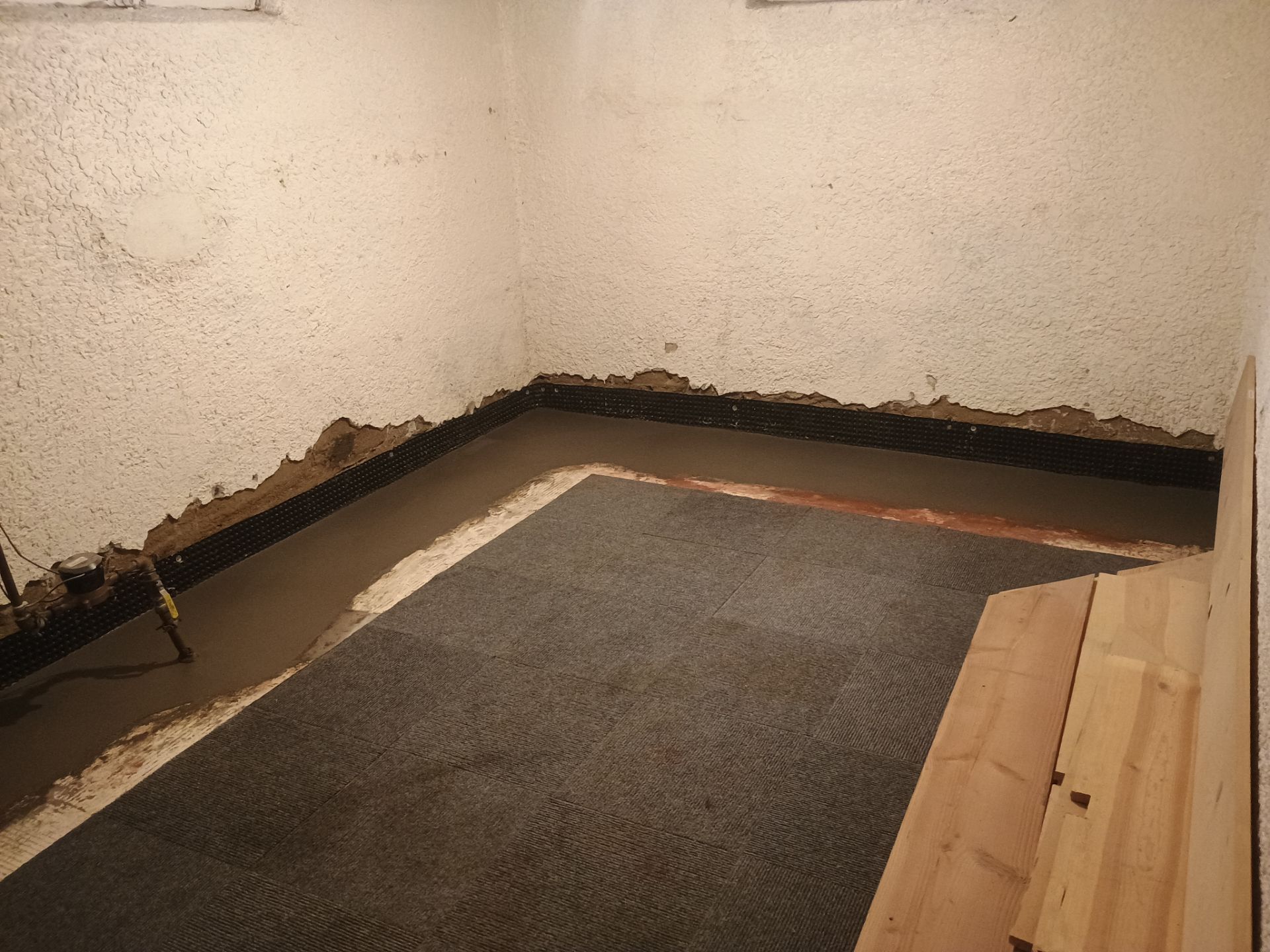 Basement Waterproofing in South MPLS for Andrew by Waterproofing Northeast