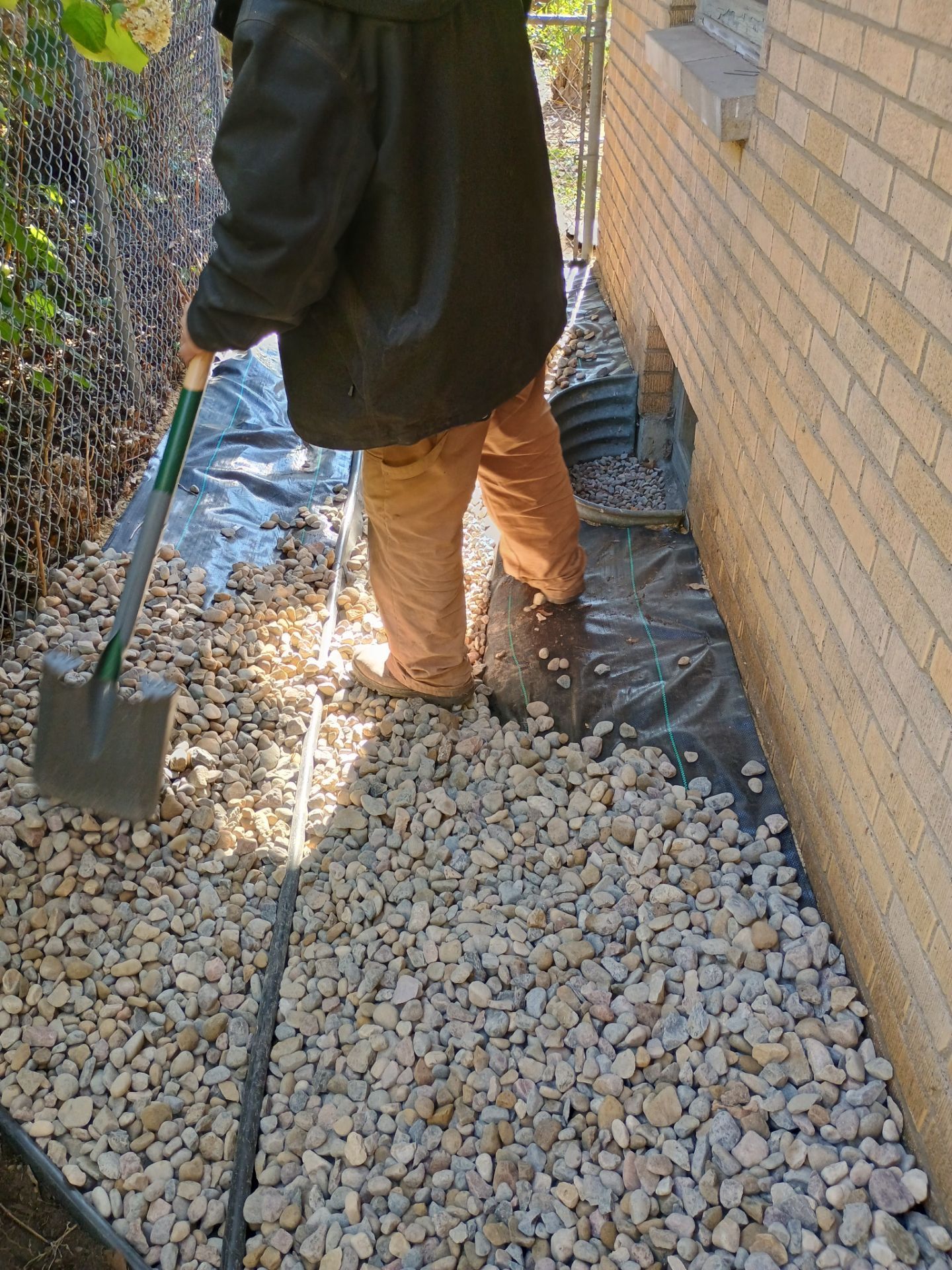 A French Drain for Jeniffer by Waterproofing Northeast