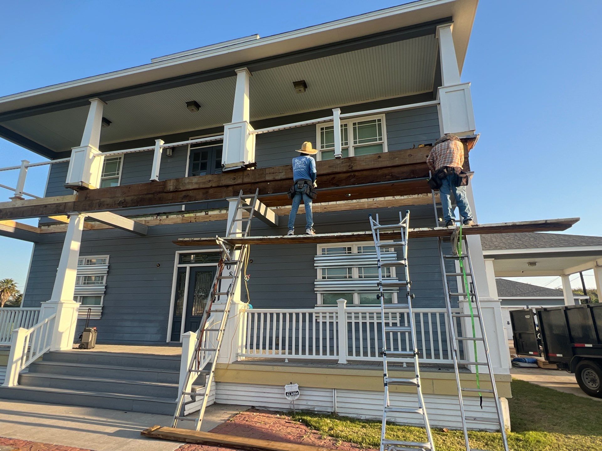 Patio? We got you Covered! by Bayfront Roofing and Construction