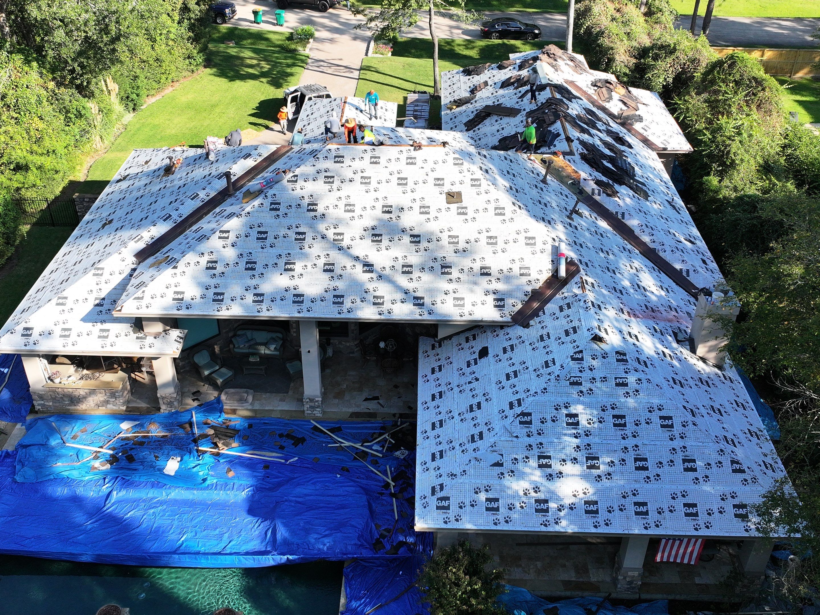 Residential Asphalt Shingle Roof Replacement in Spring, Texas by Abbott Roofing Company