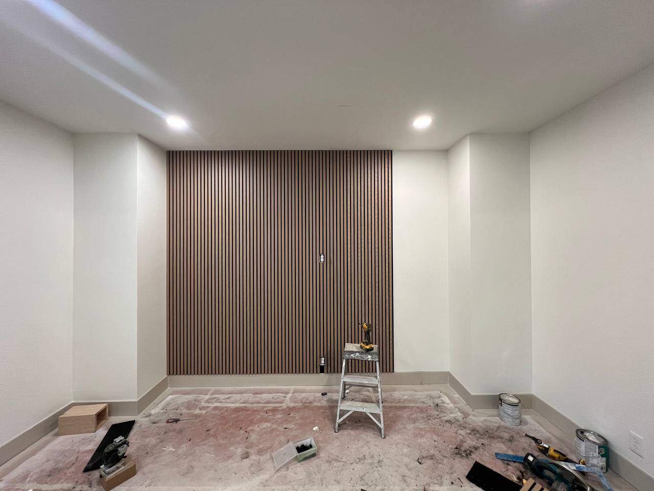 Acoustic panel installation by Handyman State LLC
