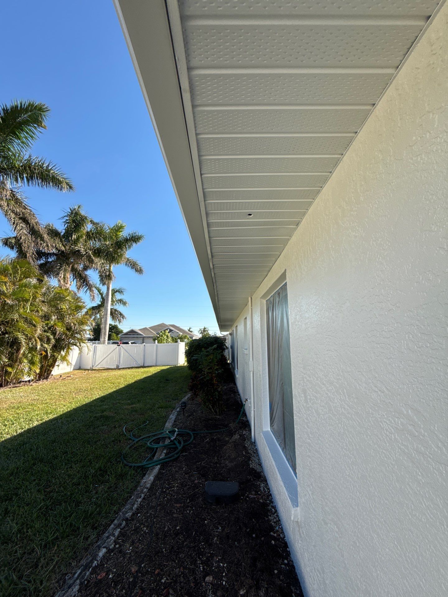 Residential Seamless Gutter Upgrade in Cape Coral FL by Gutter Professors
