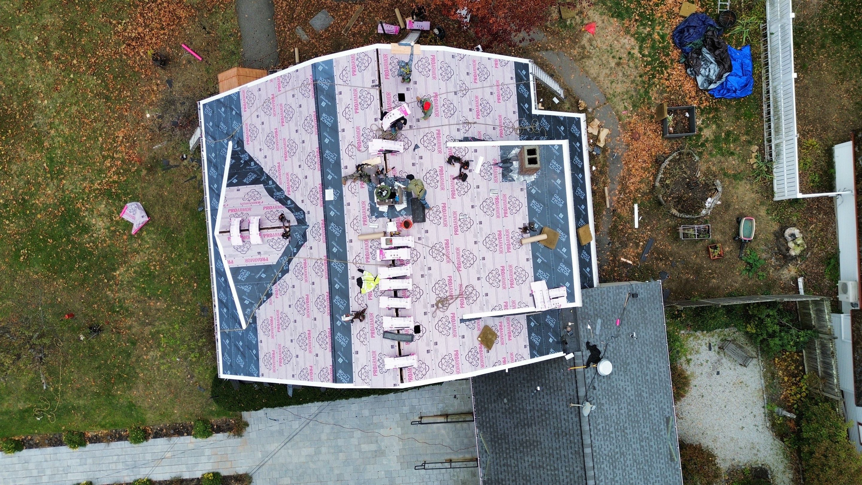 Ayer Church Complete Roof with Code-Compliant Overlay & Dual Chimney Restoration by Mighty Dog Roofing of Greater Middlesex County