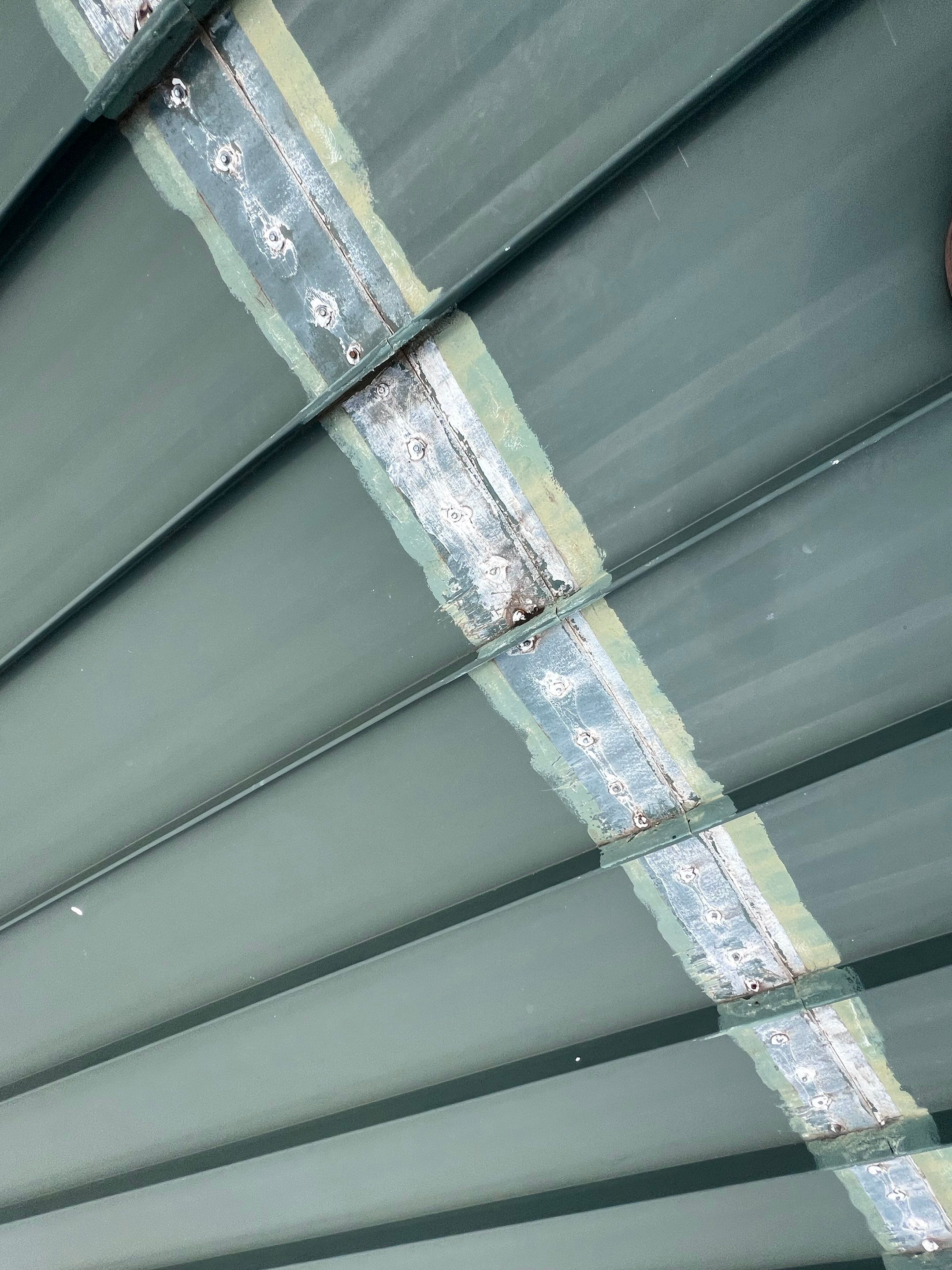 Hail Damage using Metal by Roof Repair Company
