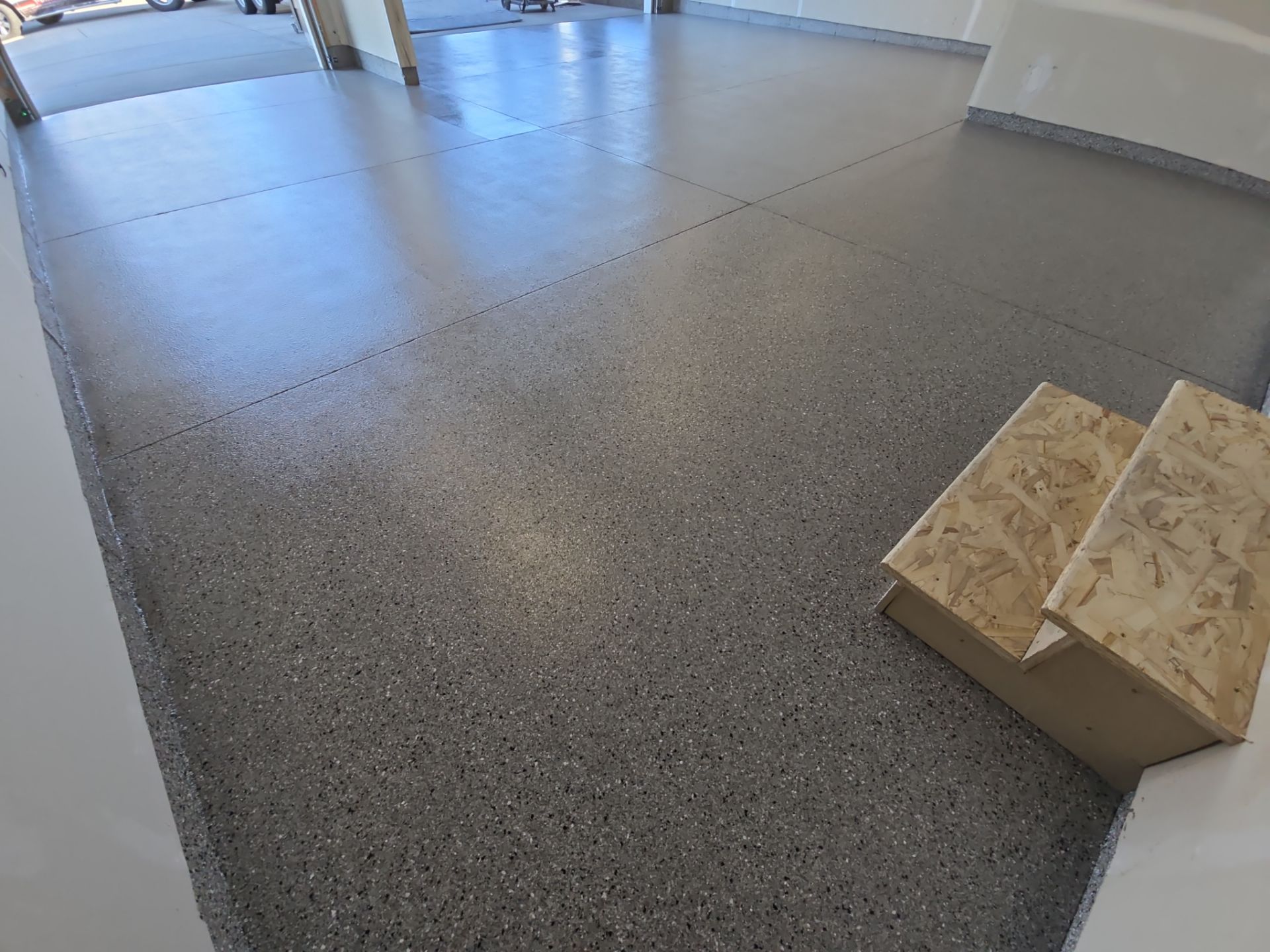 Garage Transformation using Shale Hybrid by Croc Coatings, LLC