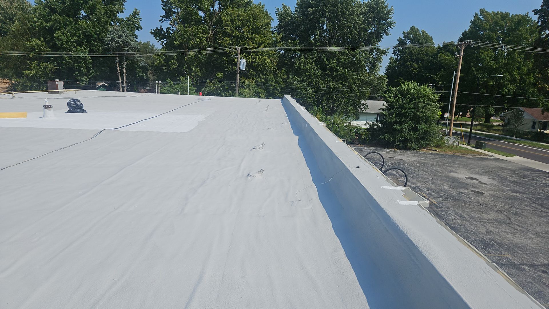 Commercial Roofing Install - SPF Foam & Coatings Restoration System - Color White  by Titan Commercial & Residential Roofing 
