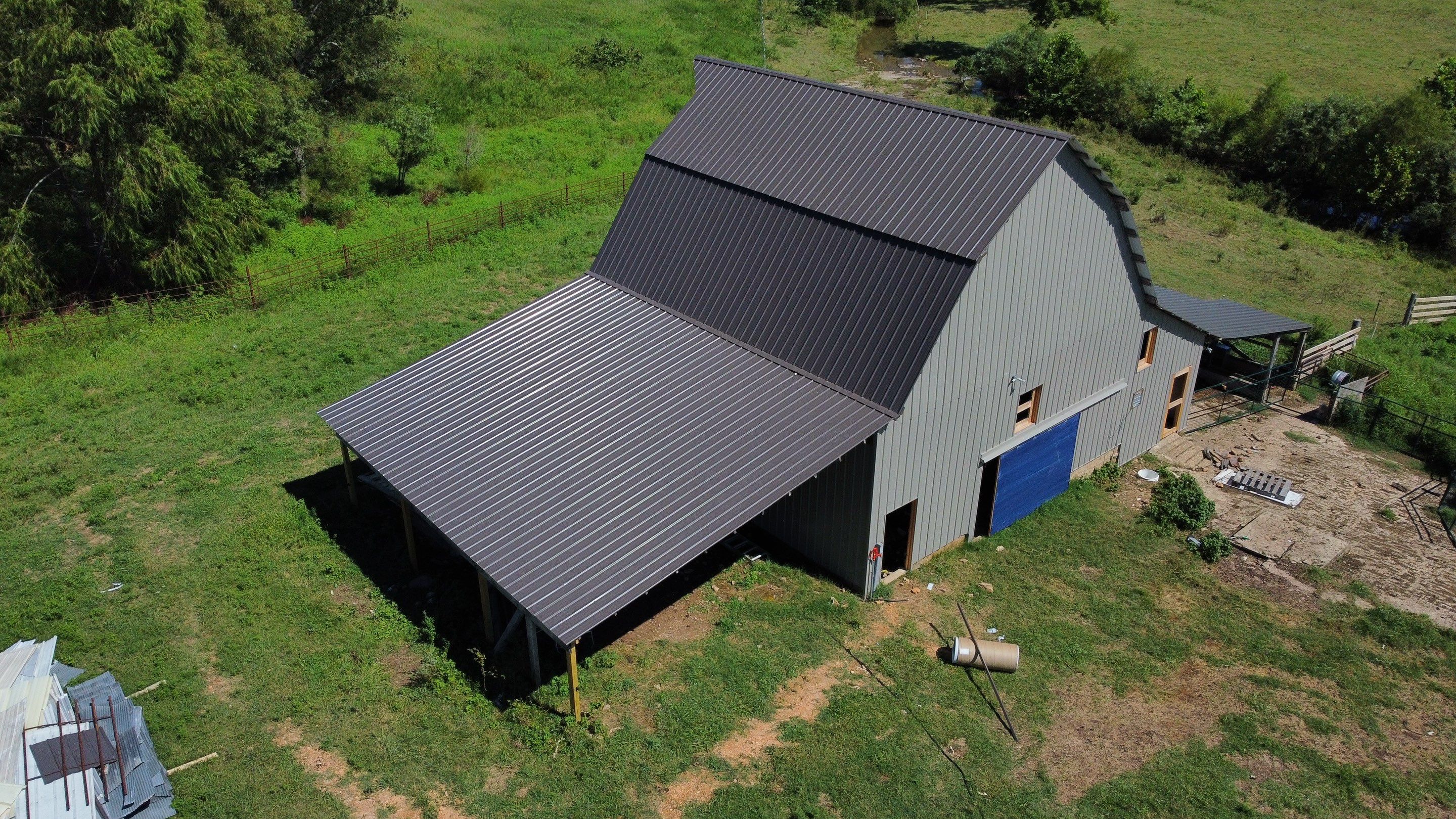 Metal Roof Replacement - 29 Gauge Panel Loc-Plus Metal - Color Burnished Slate by Titan Commercial & Residential Roofing