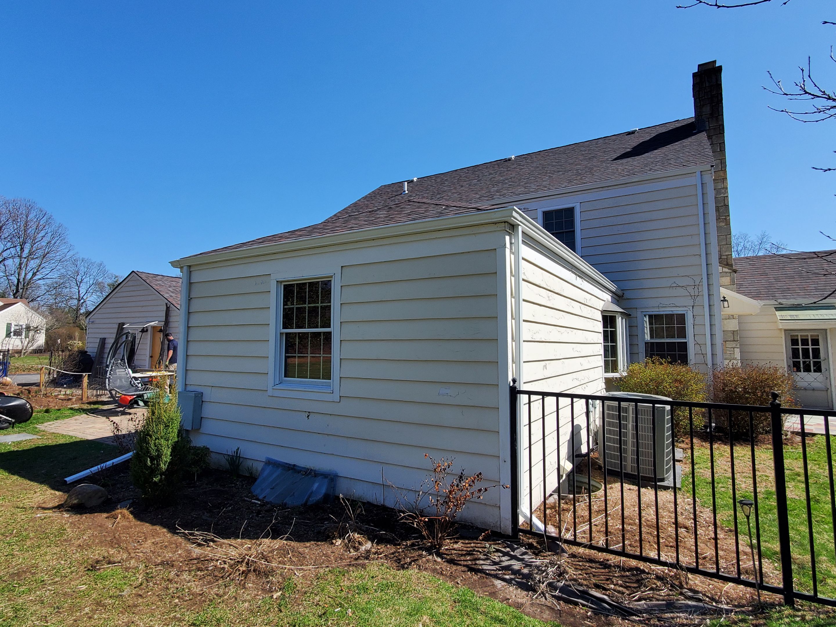 Siding Installation using Hardie Plank Artic white by A Plus Exterior