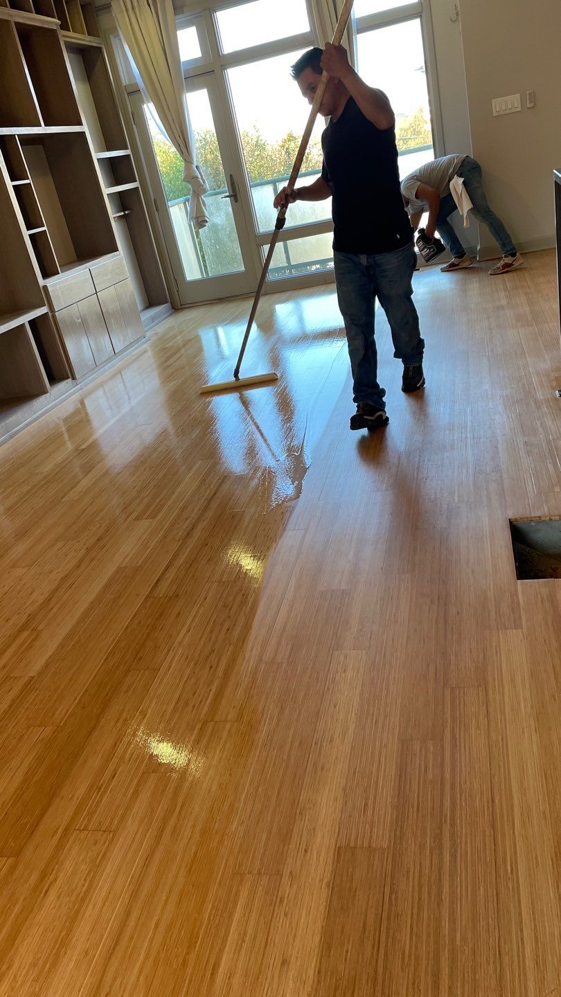 Solid Bamboo Refinish by Footprints Floors of East Atlanta