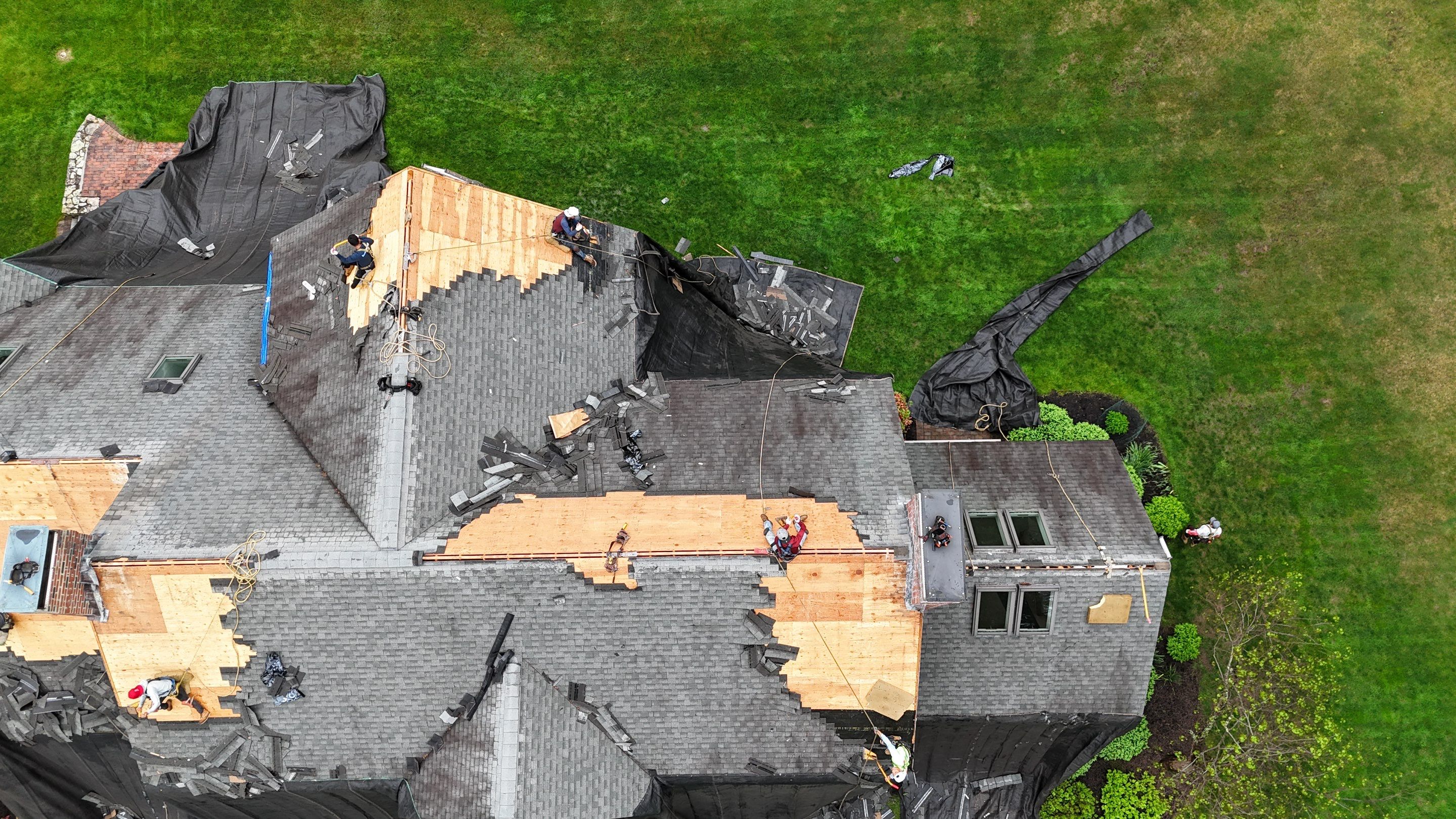Roof Replacement with Owens Corning Shingles and Copper Flashing by Mighty Dog Roofing of Greater Middlesex County