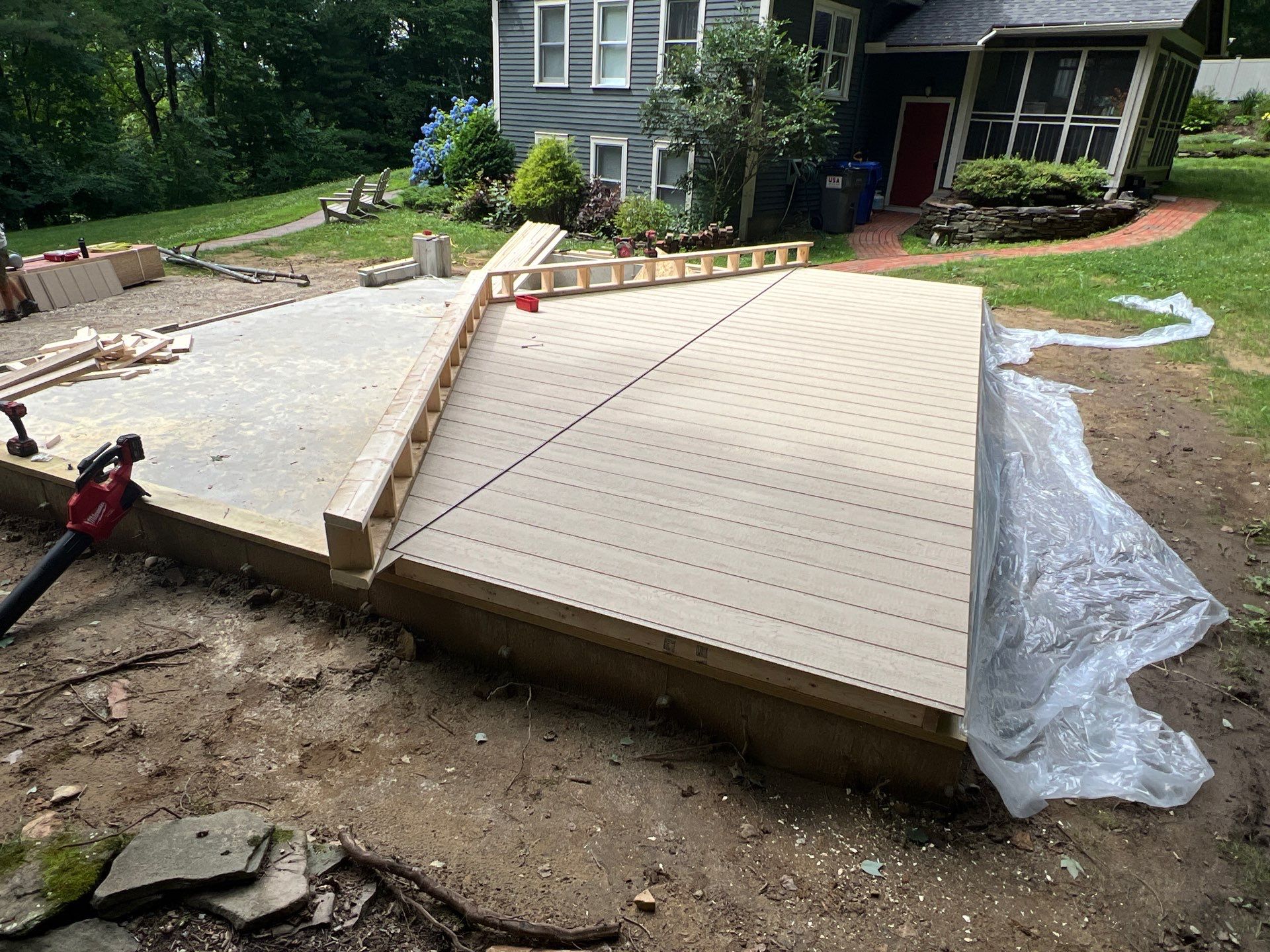 Garage using LP SmartSide Panel Siding by Chagnon Building & Remodeling LLC