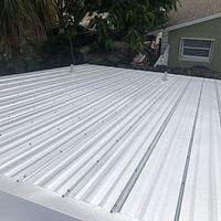 24ga 5V Crimp Mill Finish  by Total Roofing System The Metal Roof Experts