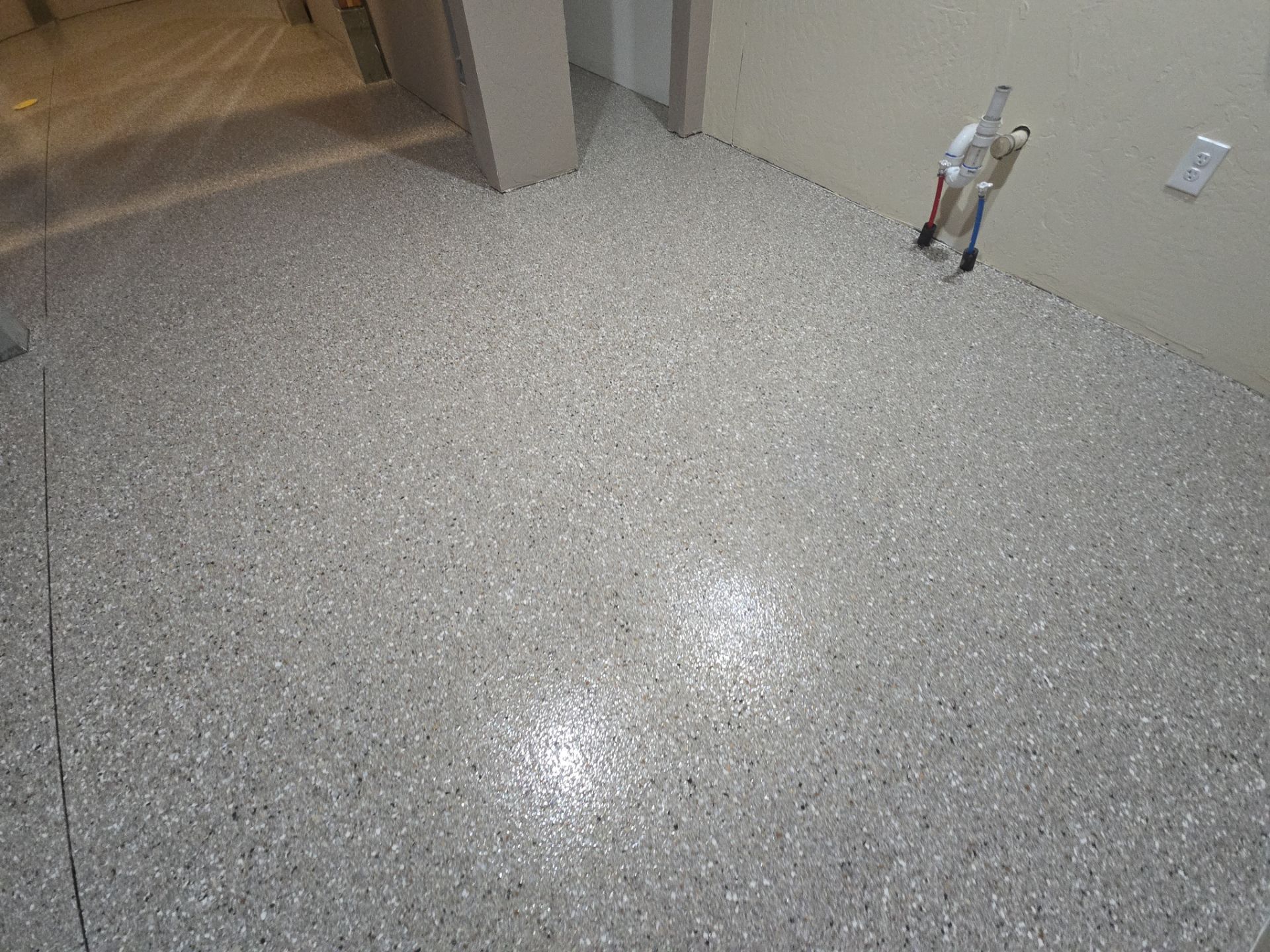 Indoor Space Transformation using Claystone Hybrid by Croc Coatings, LLC