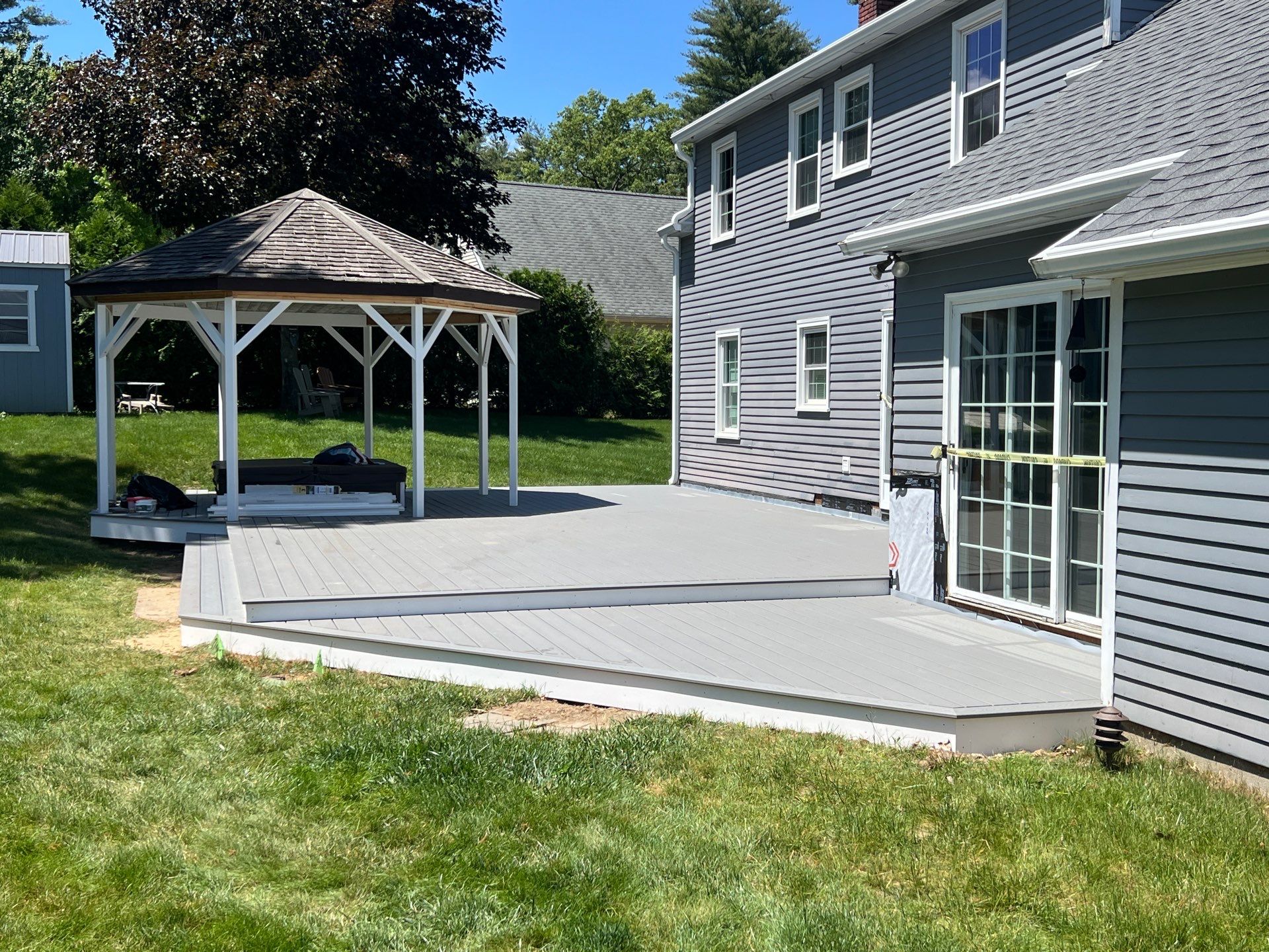 Deck Repair using Trex Select Decking by Chagnon Building & Remodeling LLC