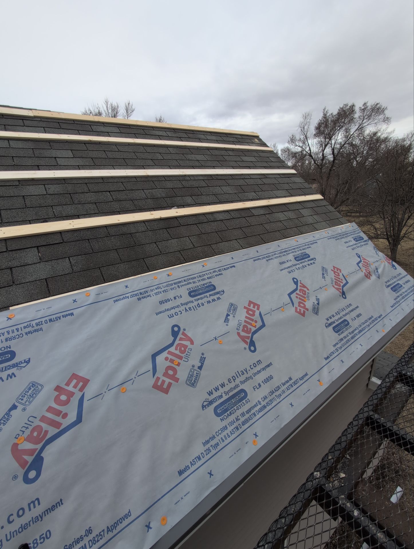 Metal roof install by Homebound Construction