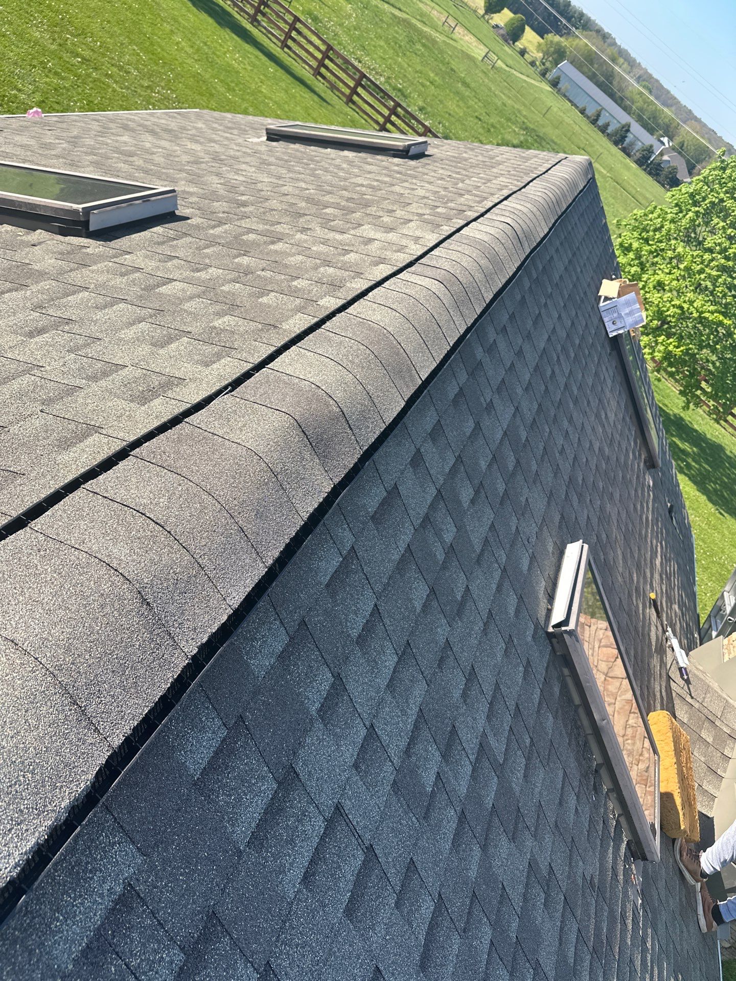 Residential Roofing Installation using Duration Series Shingles - Driftwood by RoofX 