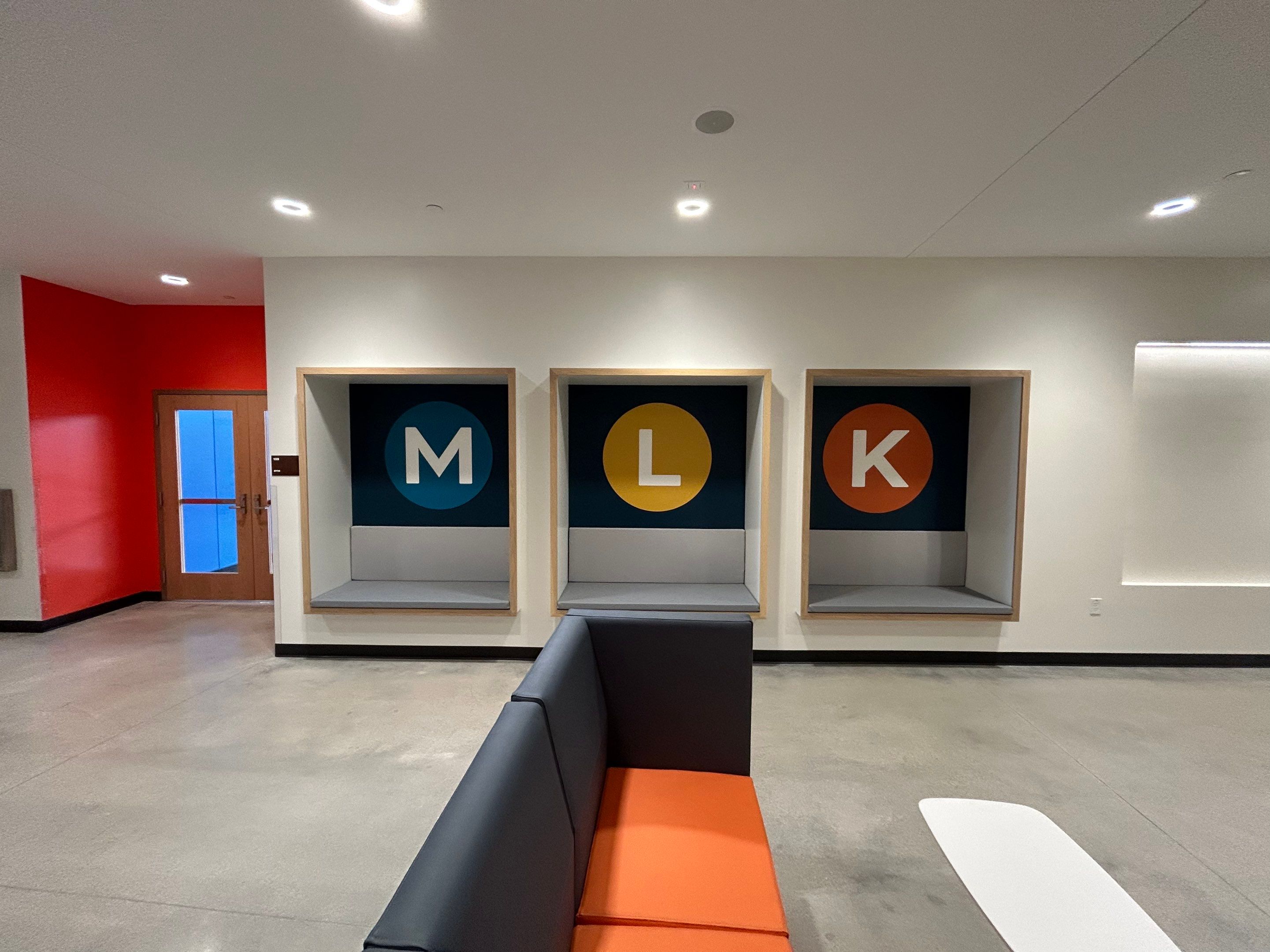 Community Center Facility Upgrades and Custom Monument Sign Installation by Hayes Design co