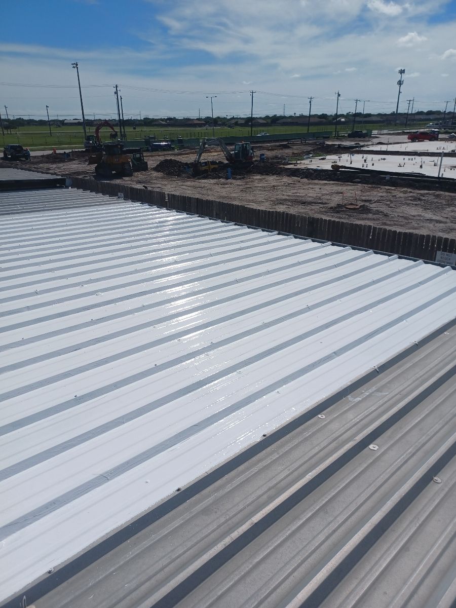 Commercial Roofing Repair using Coating Roof Repair by Galvan Roofing and Construction