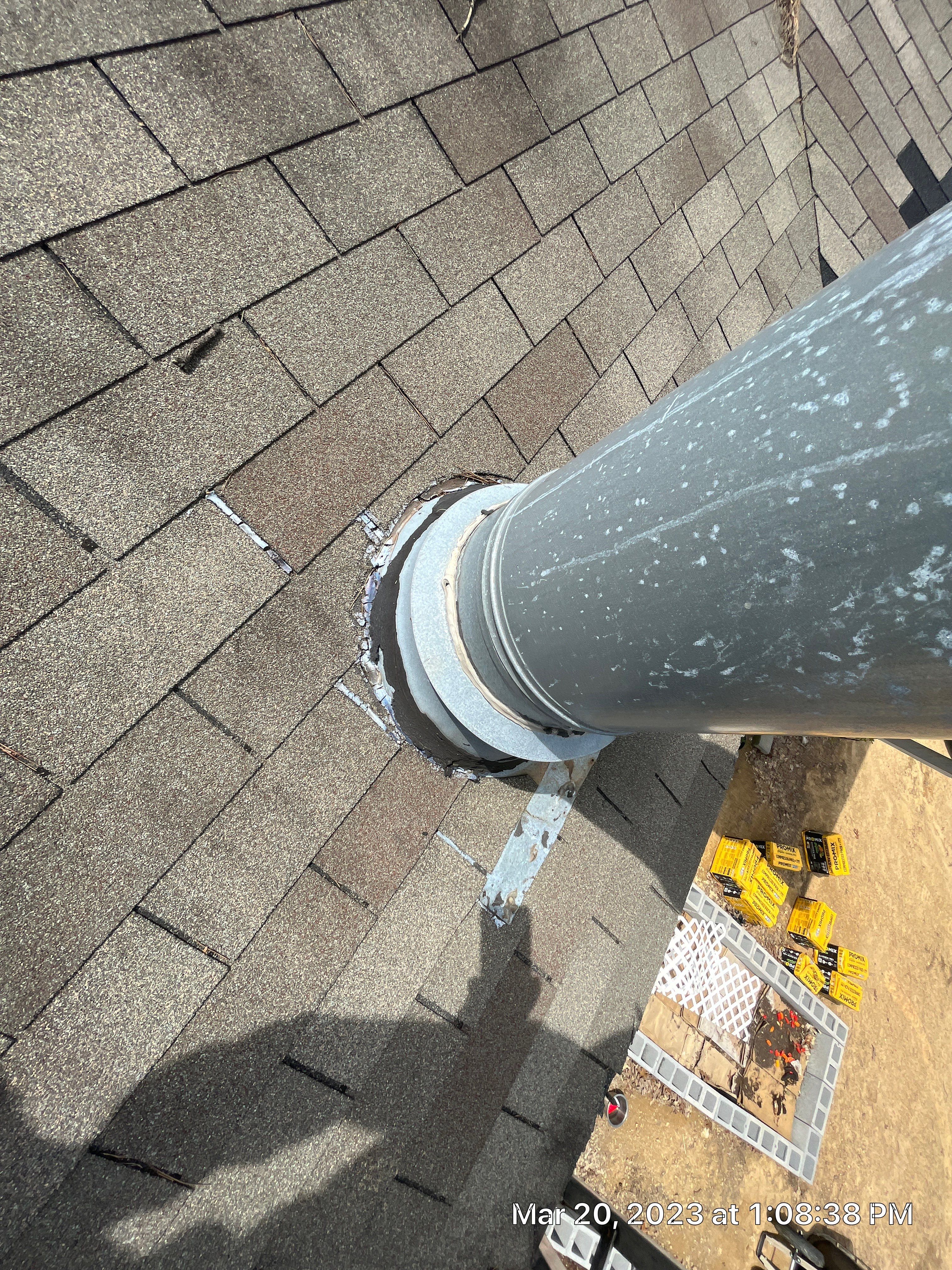 Residential Roofing Installation using 26 Gauge Colored Panels by Hostetler Roofing