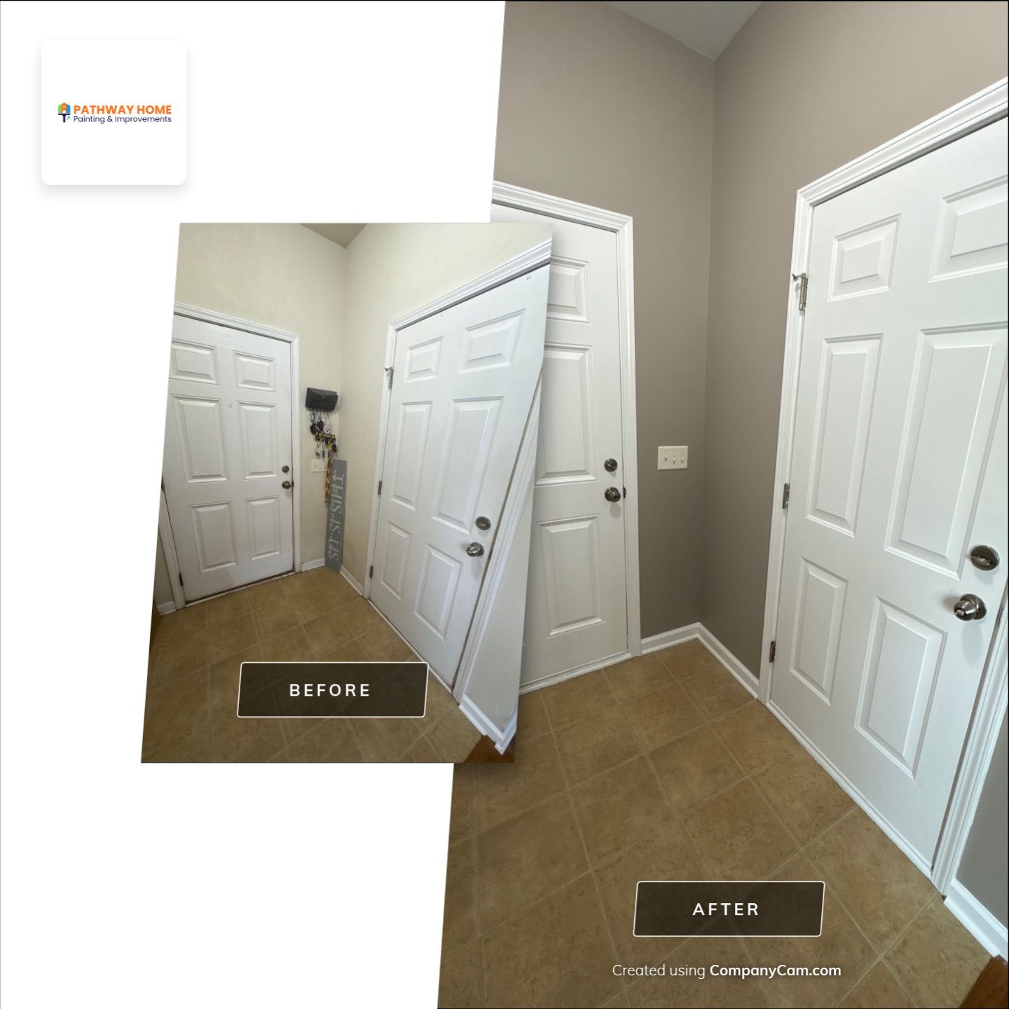 Transformation Complete for Paul & Vickie’s Home by Pathway Home Painting & Improvements