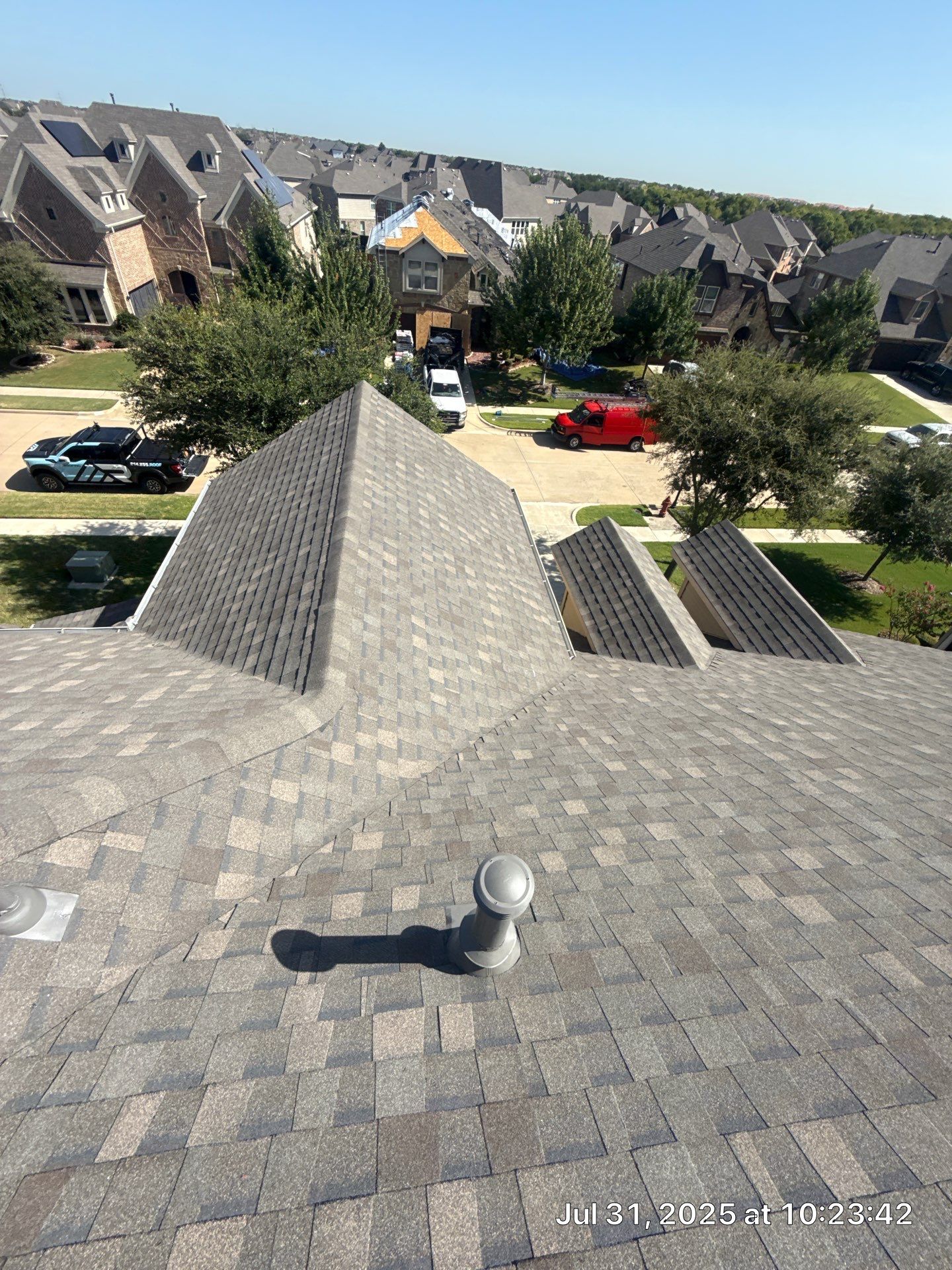 Residential Roof Replacement using ATLAS PROLAM WEATHER WOOD by Elite Roofing LLC