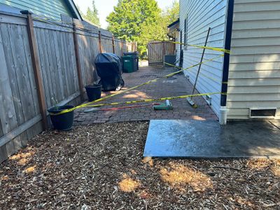 Luo | Colored Stamped Concrete Patio