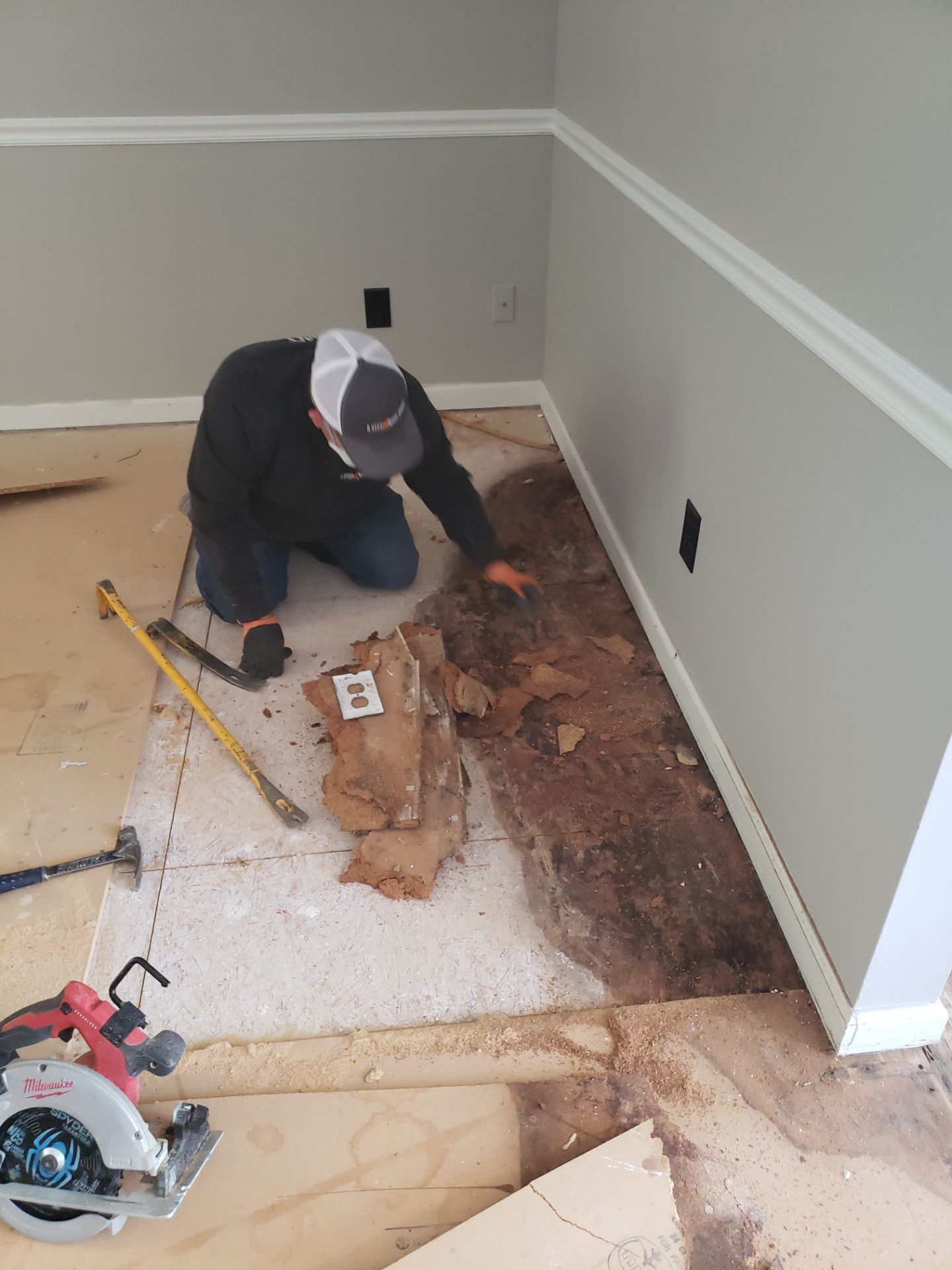 💧 Water Damage? We’ve Got You Covered! 💧  by A Step Above Handy LLC 