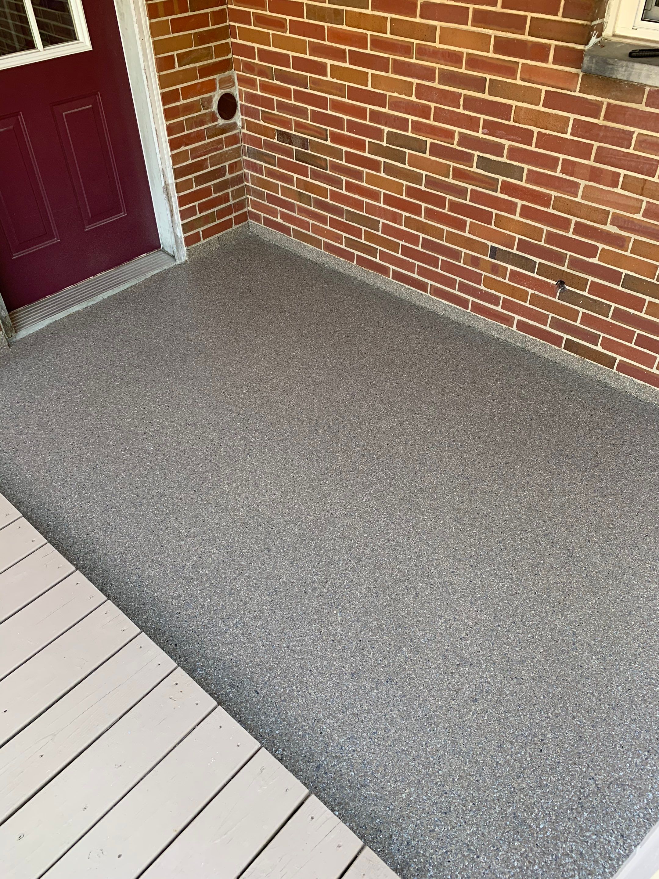 Patio Installation using Flint by Your1DayFloor.com