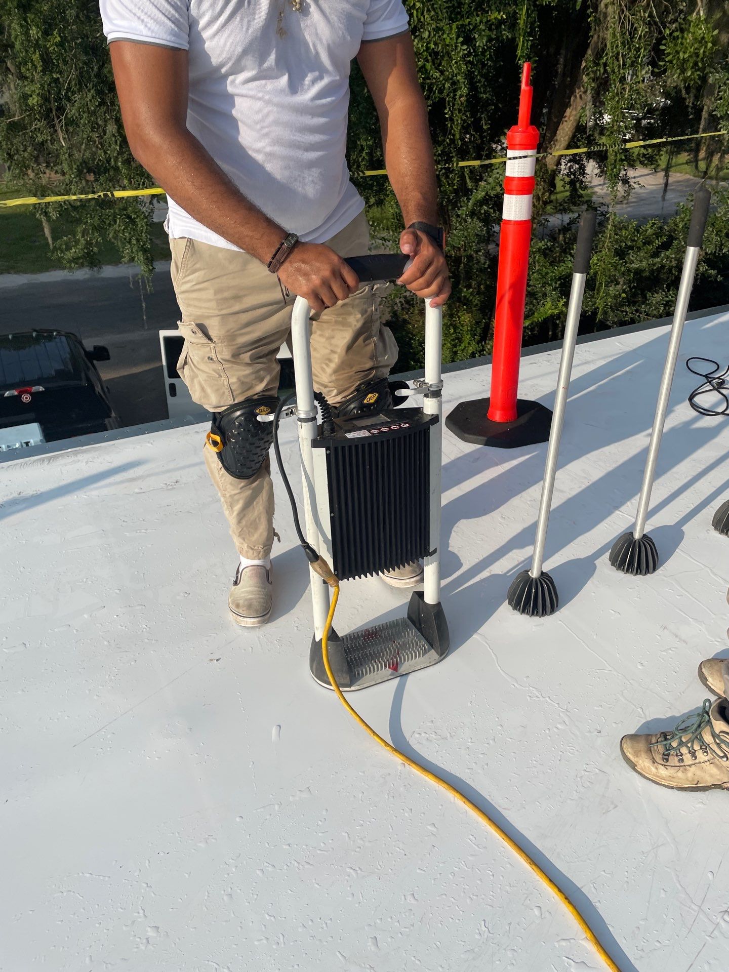 Commercial Recovery TPO Roof by First Due Roofing