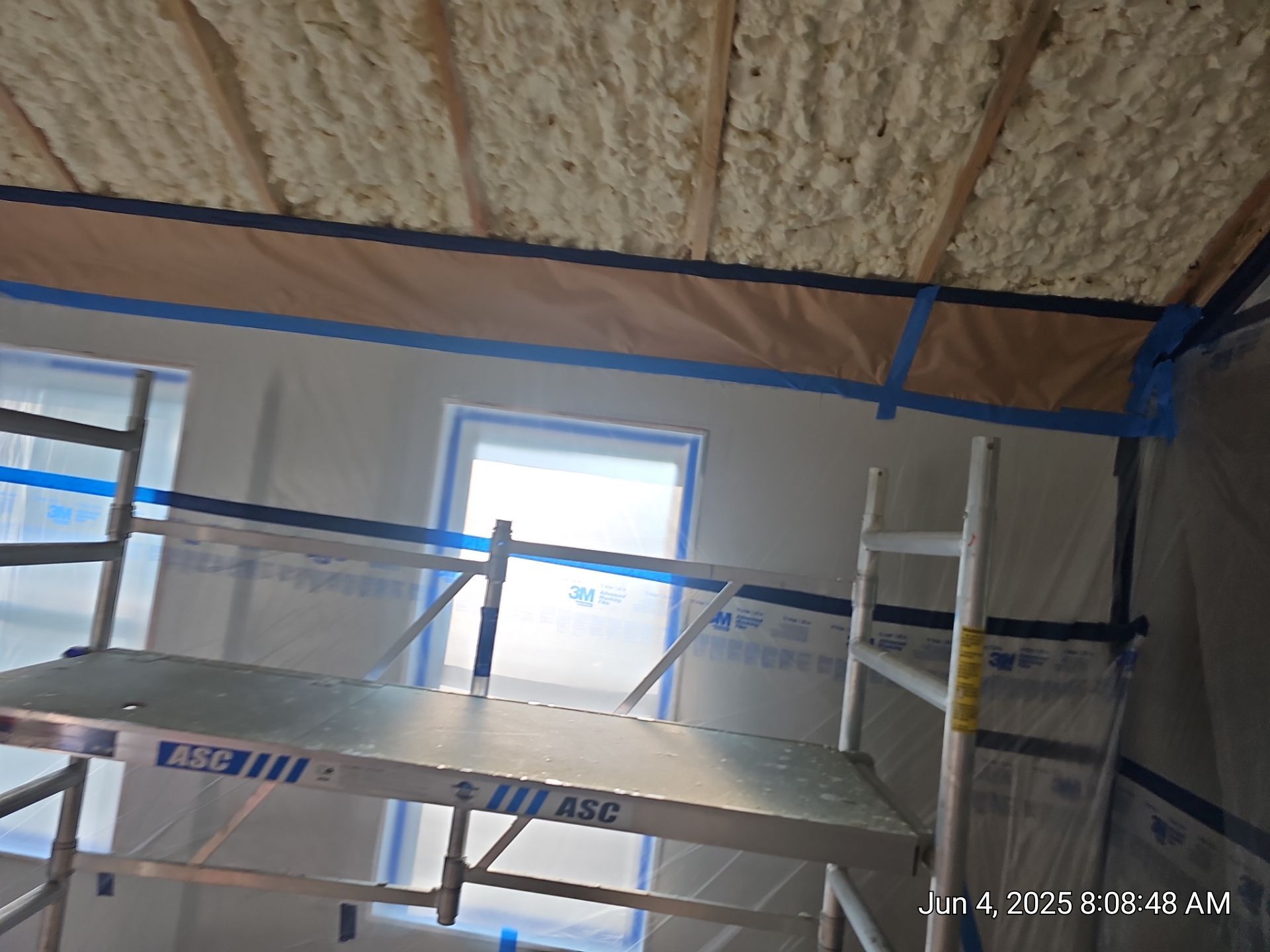 Removing a bad foam install by a national company by M.Y INSULATION LLC