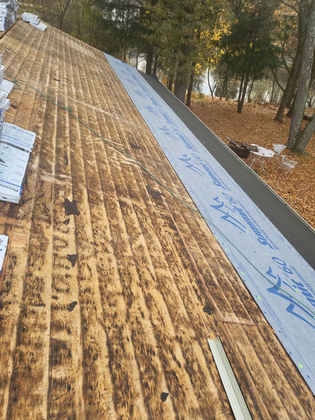 ATLAS PINNACLE COLOR: COASTAL GRANITE DRIP EDGE: BLACK by Eagle Eye Roofing
