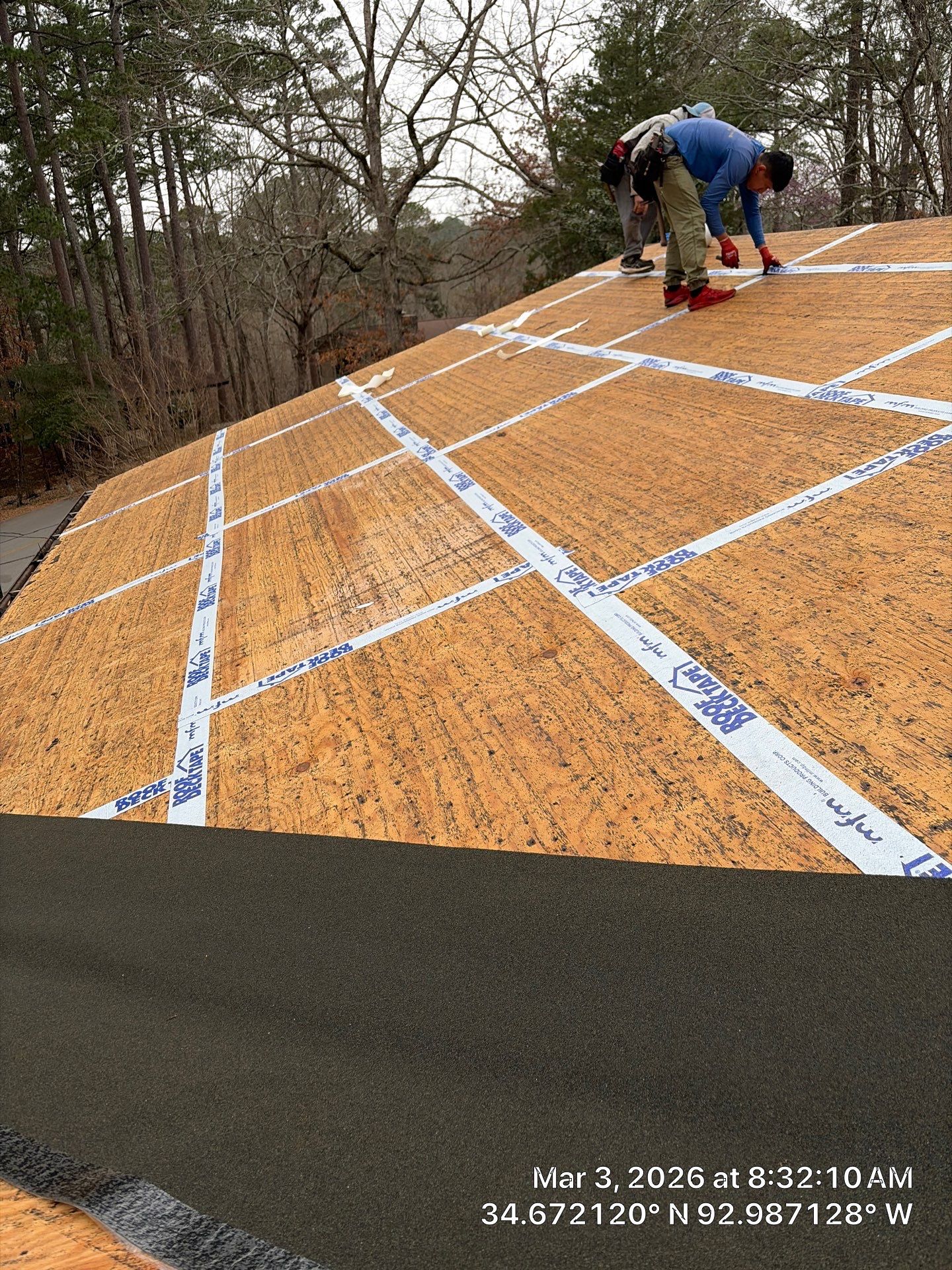GAF Timberline HDZ Shingle Roof Replacement in Hot Springs Village by Temple Roofing and Exteriors