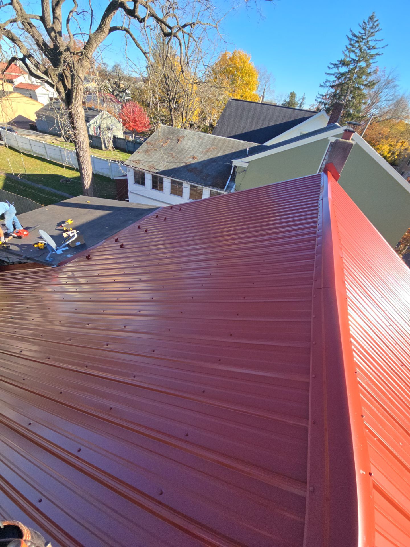 Neal Kimble Full Metal roof Installation by Good Hands Roofing
