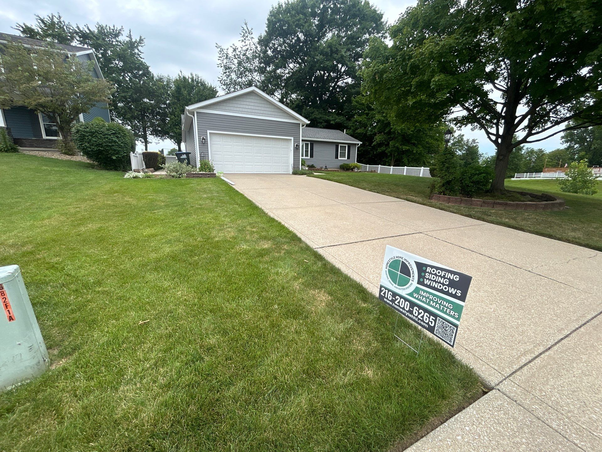 Siding and Gutter replacement by Homestyle in Brunswick, Ohio by Homestyle Home Improvements (HHI)