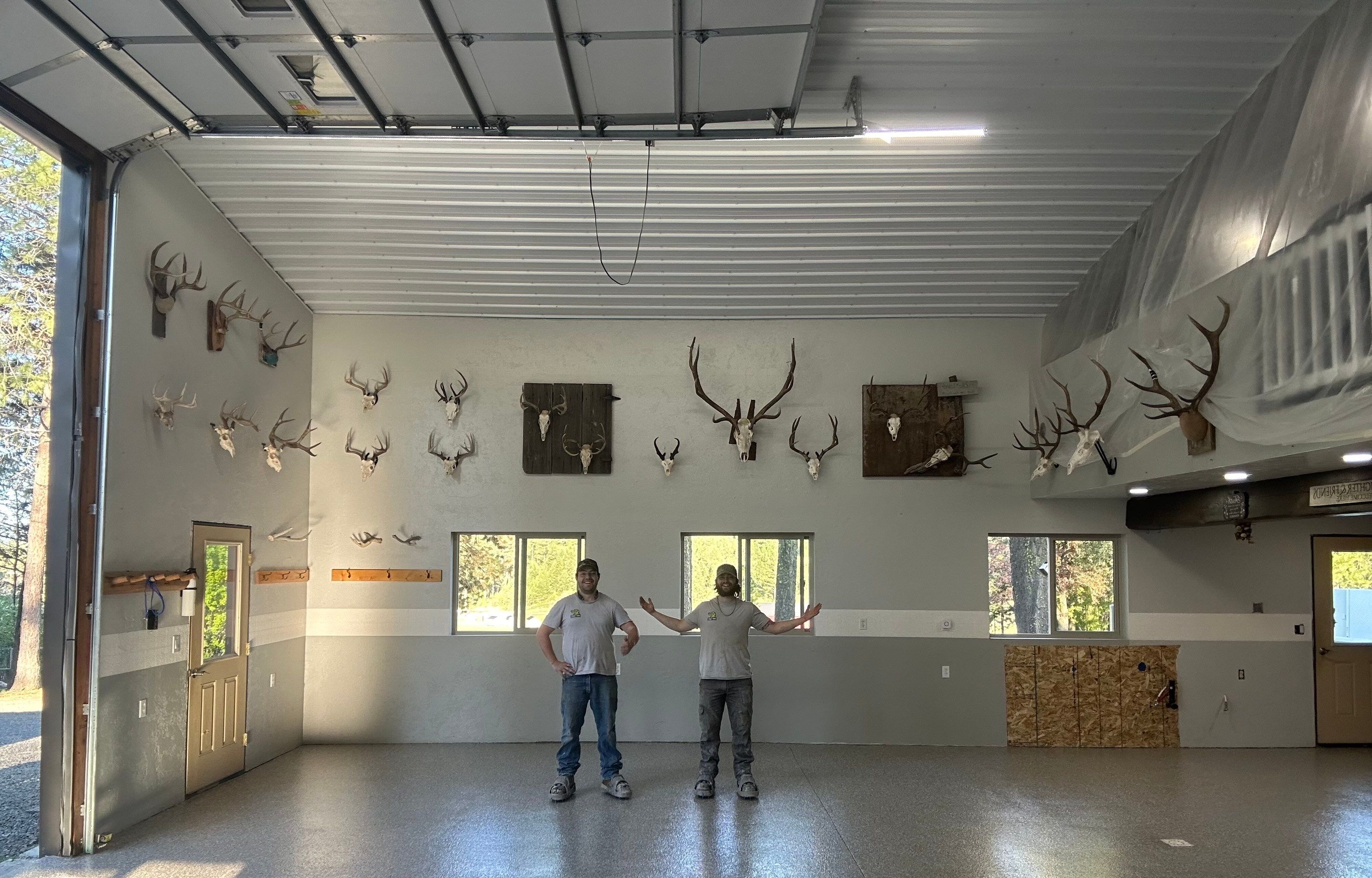 Shop Transformation using Pebble Beach by Croc Coatings, LLC