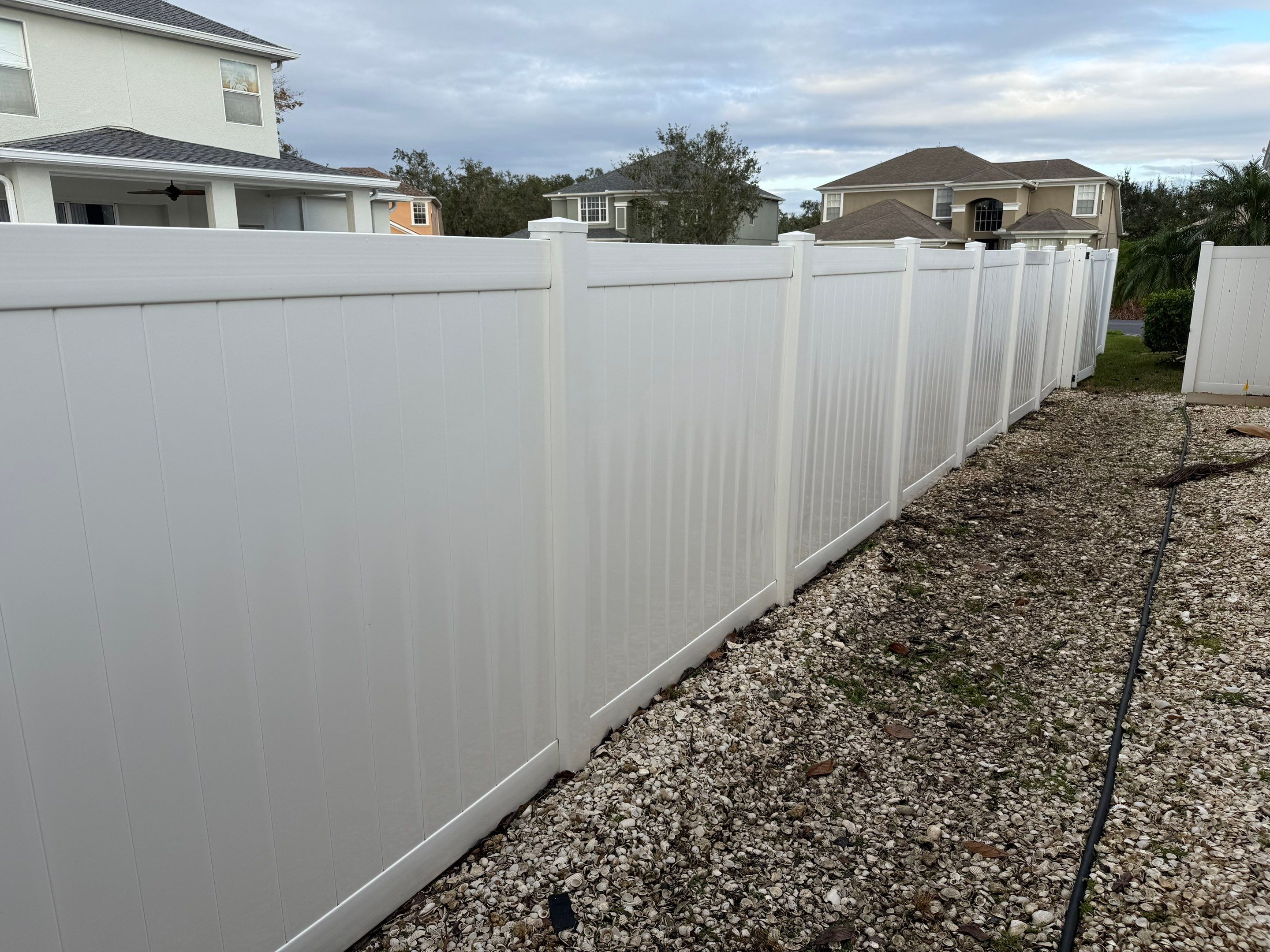 Patio, Vinyl Fence, & Partial House Wash in Creekside, Parrish, FL | Sunshine AquaWash by Sunshine AquaWash