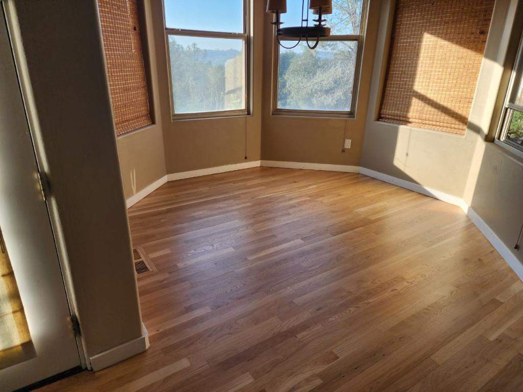 Red Oak Finish and Restore by Footprints Floors South Sacramento