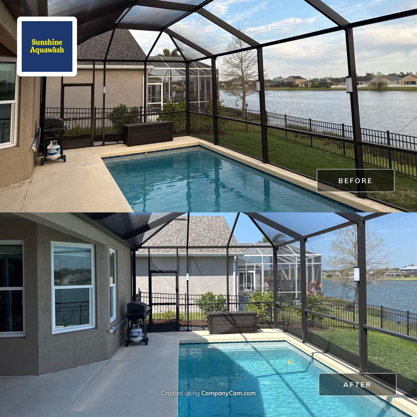 Crystal Lakes Pool Cage, Driveway & Window Cleaning | Sunshine AquaWash | Palmetto, FL by Sunshine AquaWash