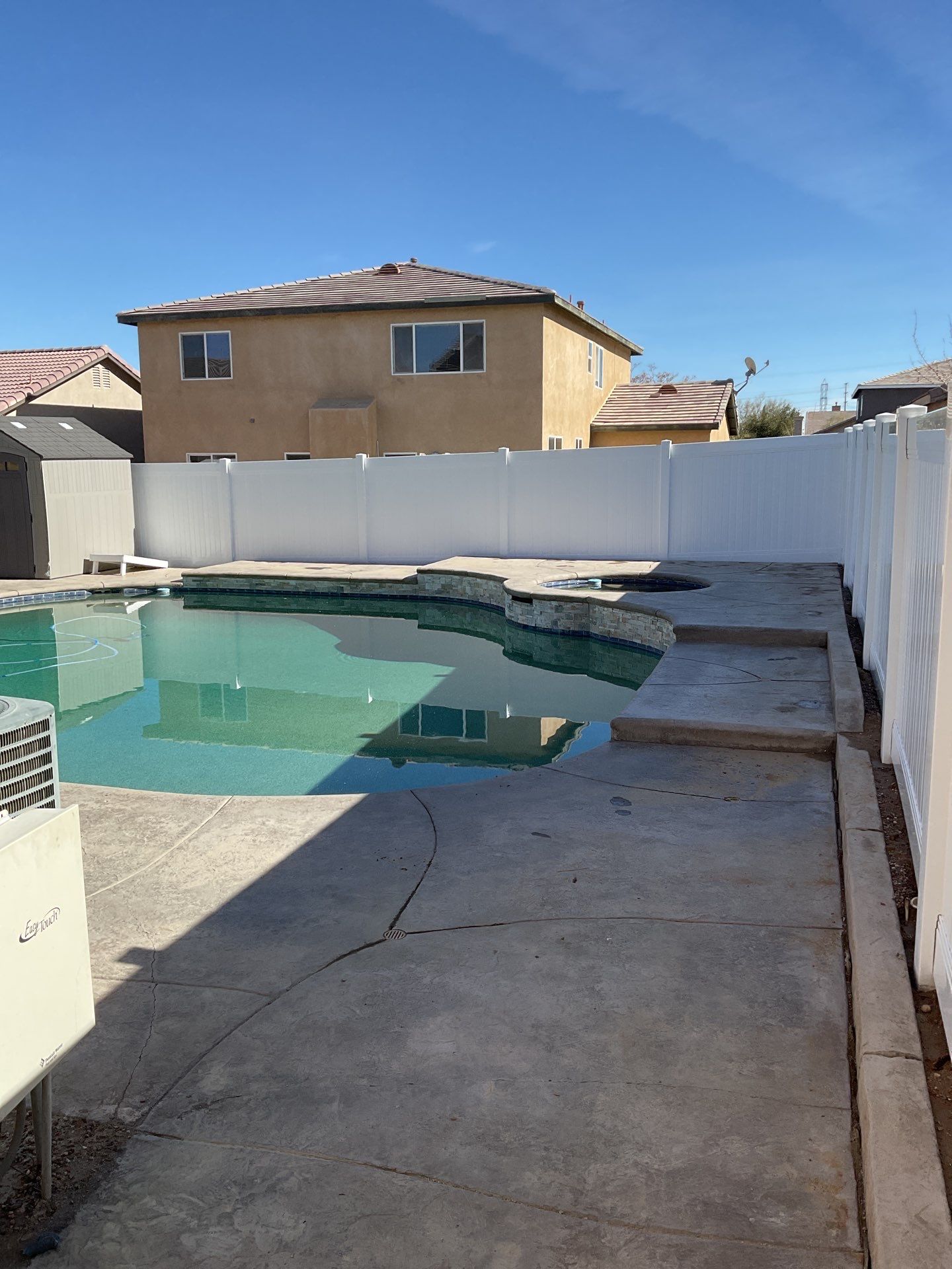 Fence Installation using Vinyl by Fence Guys Inc.